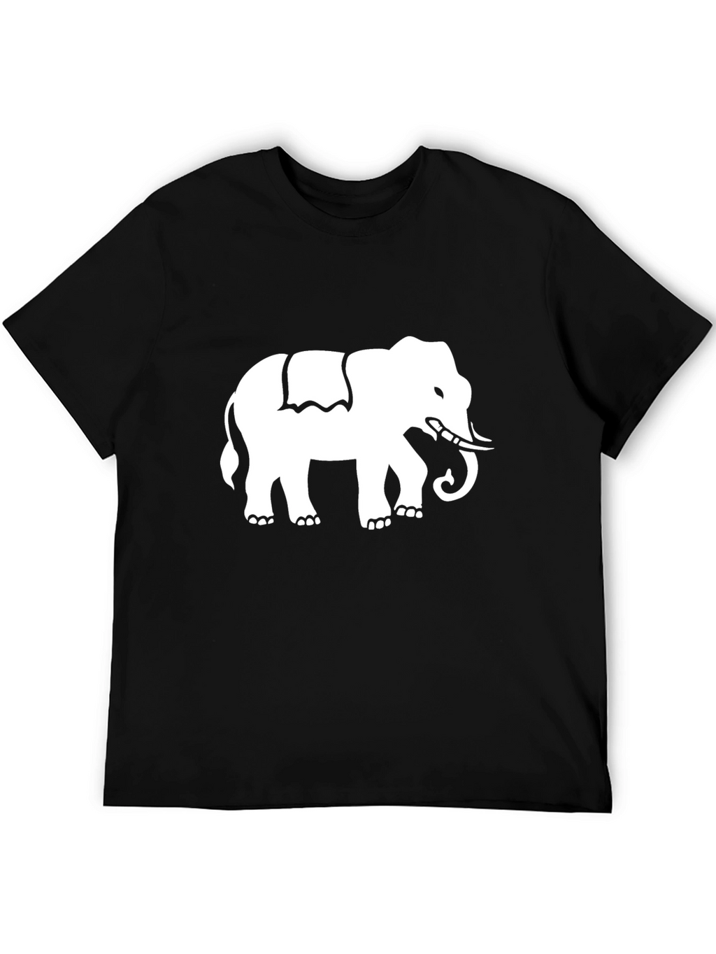 Elephant Graphic Black T-Shirt