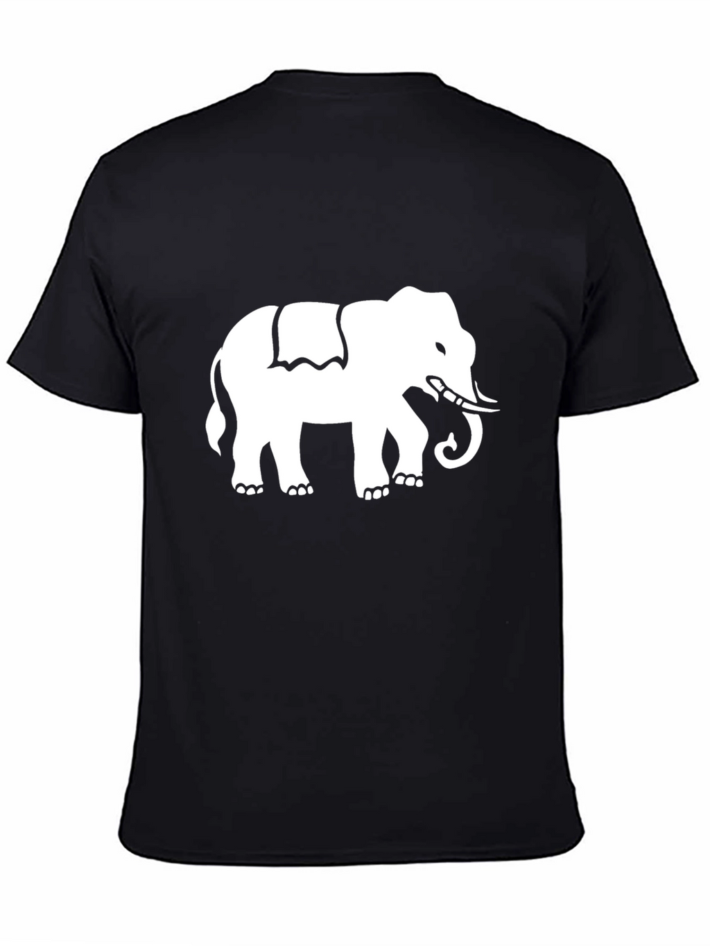 Elephant Graphic Black T-Shirt
