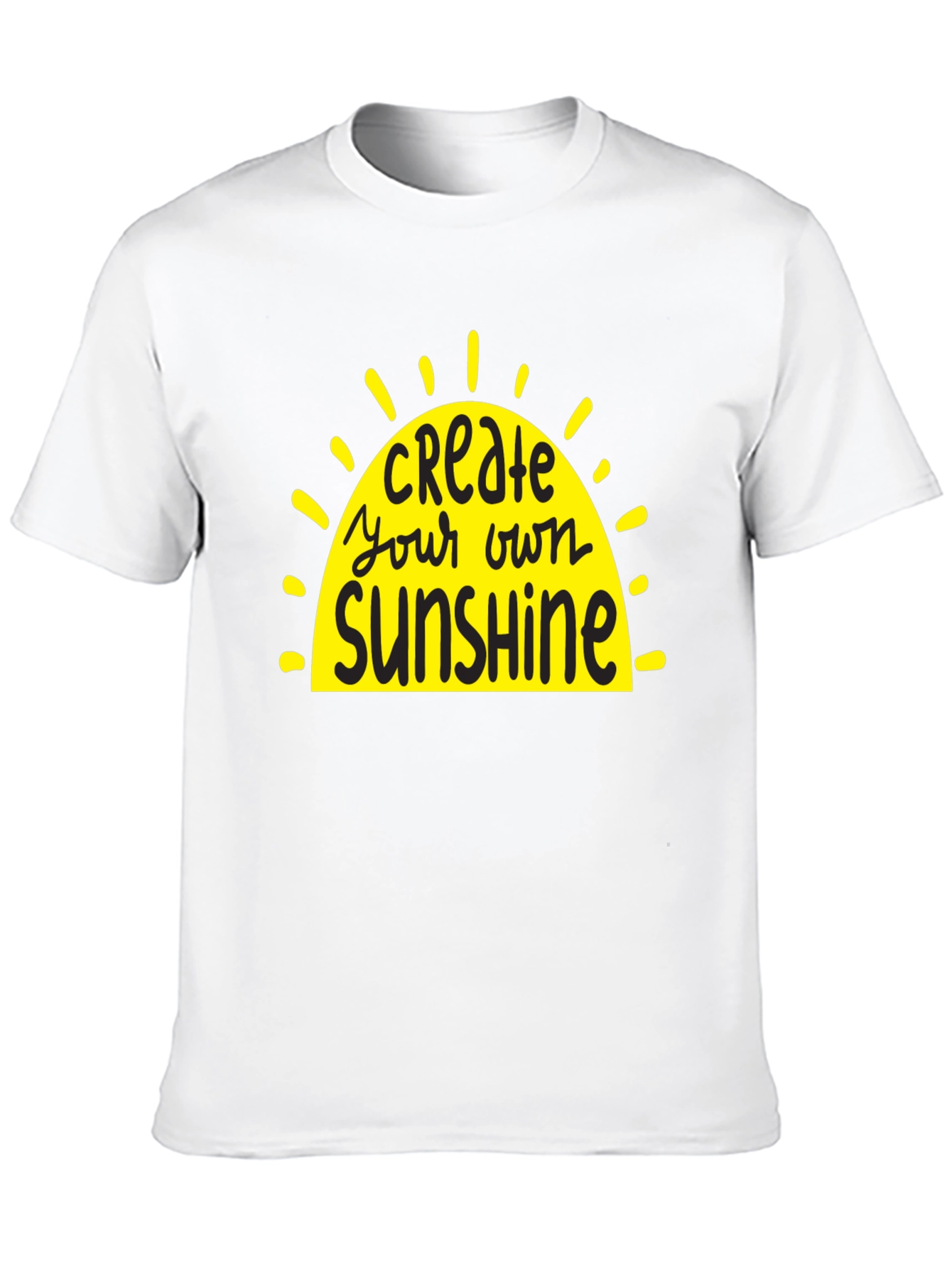 Create Your Own Sunshine Graphic Tee - Black