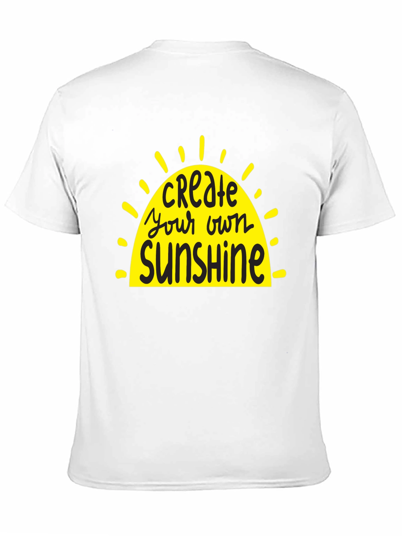 Create Your Own Sunshine Graphic Tee - Black