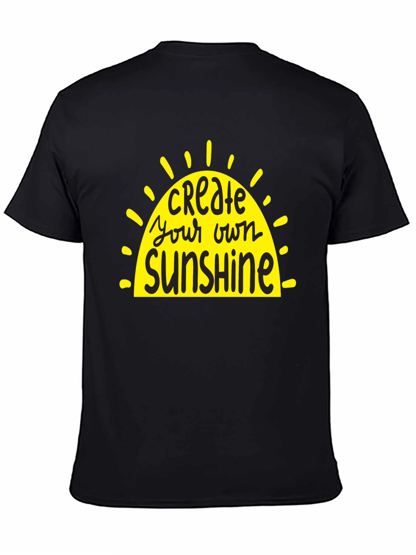 Create Your Own Sunshine Graphic Tee - Black