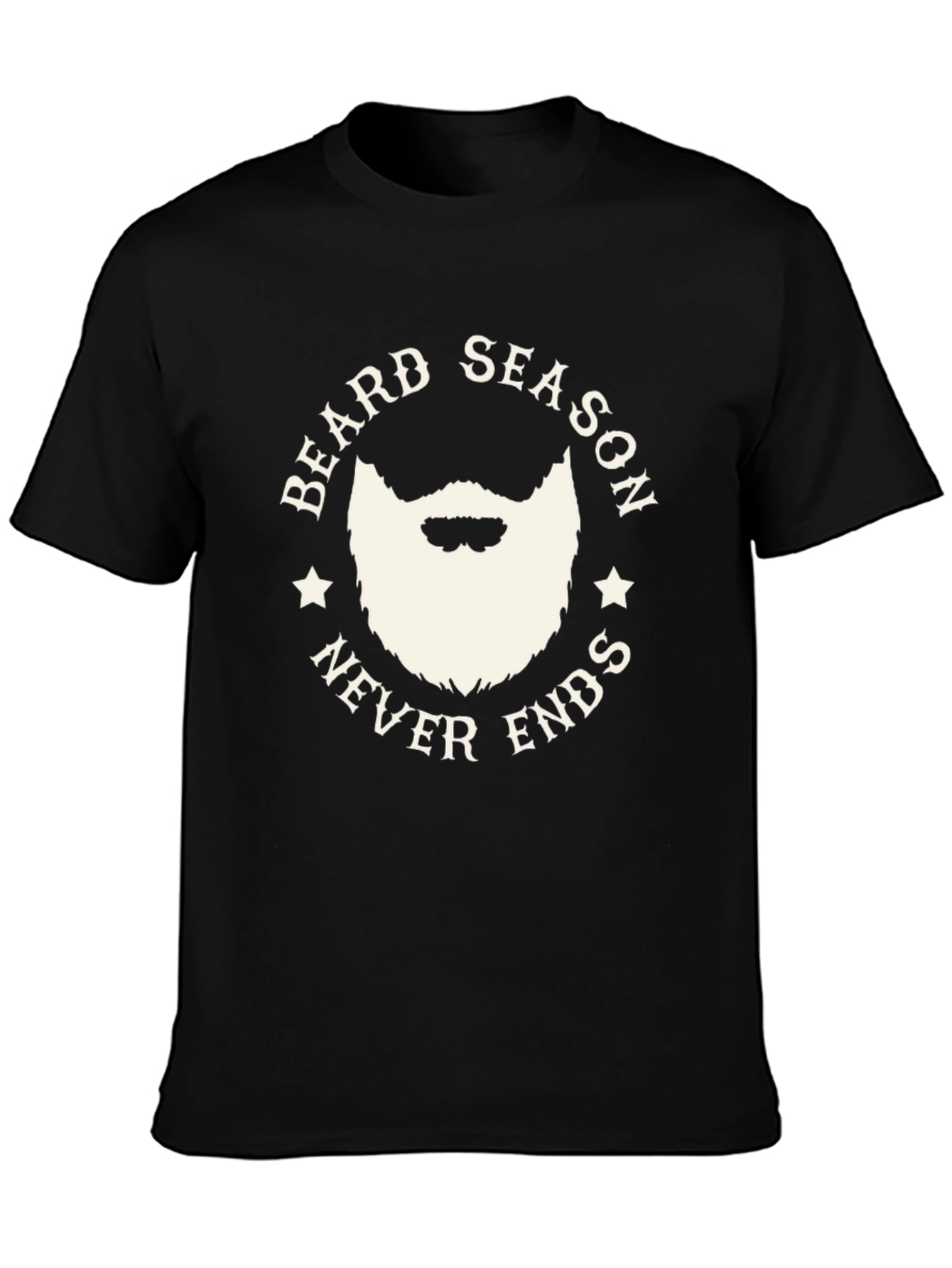 Beard Season Never Ends Graphic Tee