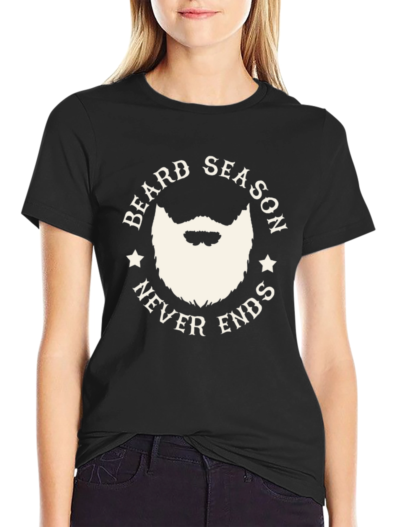 Beard Season Never Ends Graphic Tee