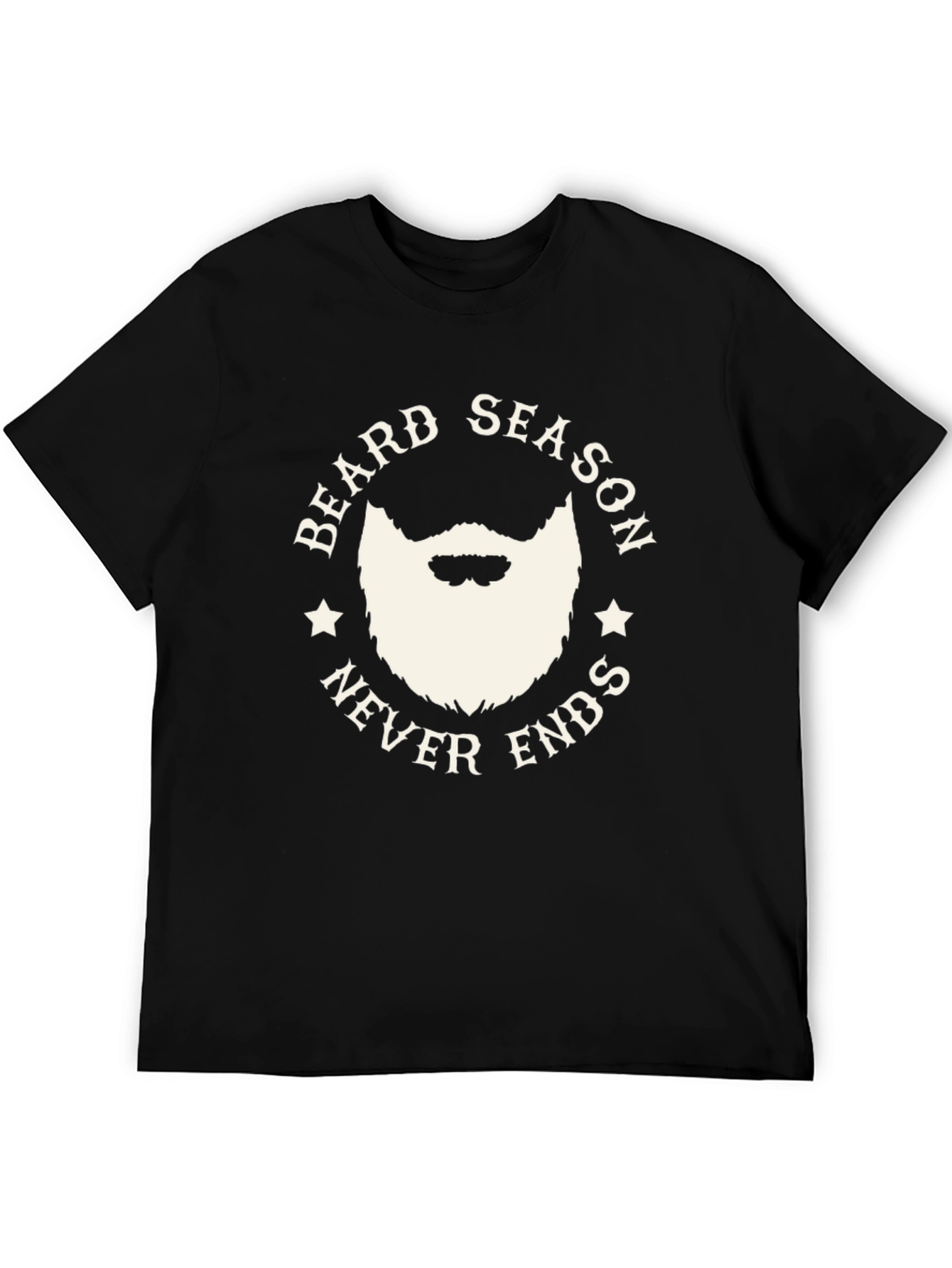 Beard Season Never Ends Graphic Tee