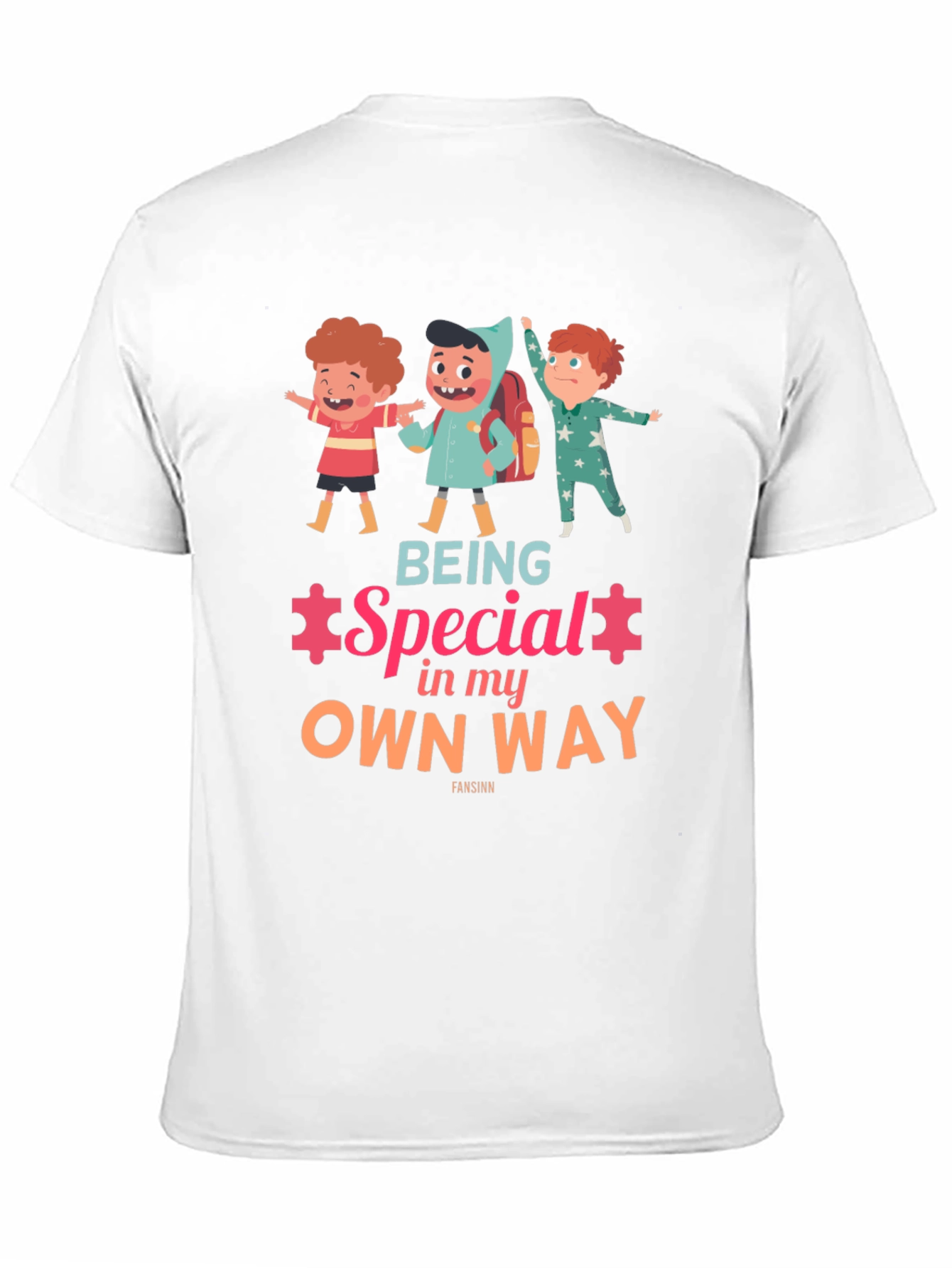 Being Special in my Own Way Black T-Shirt