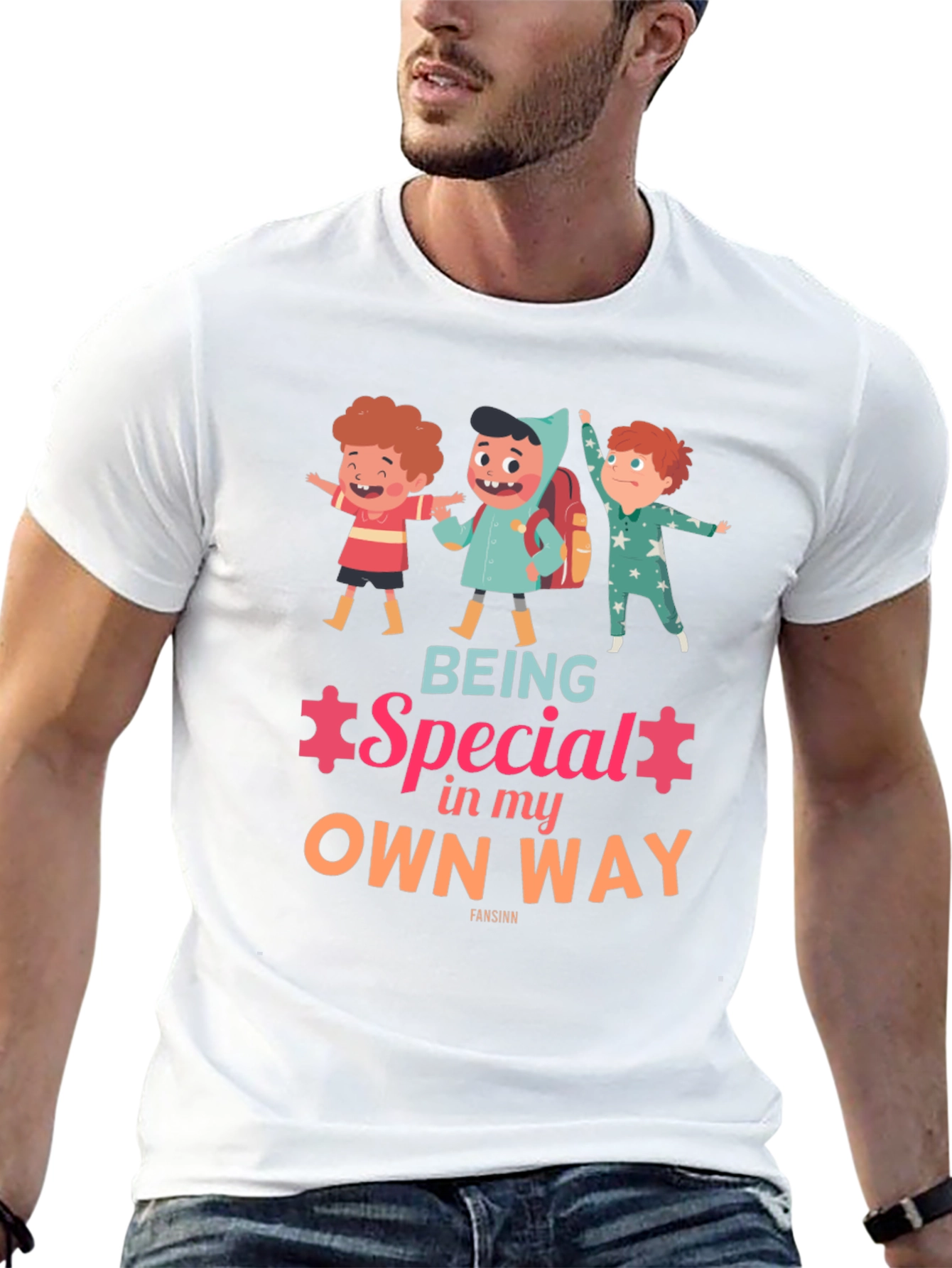 Being Special in my Own Way Black T-Shirt