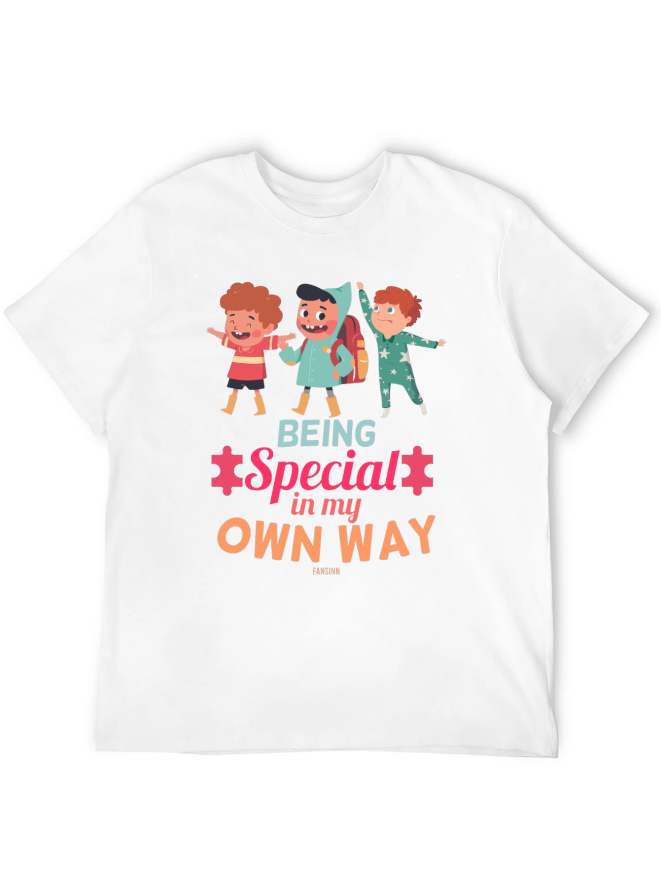 Being Special in my Own Way Black T-Shirt