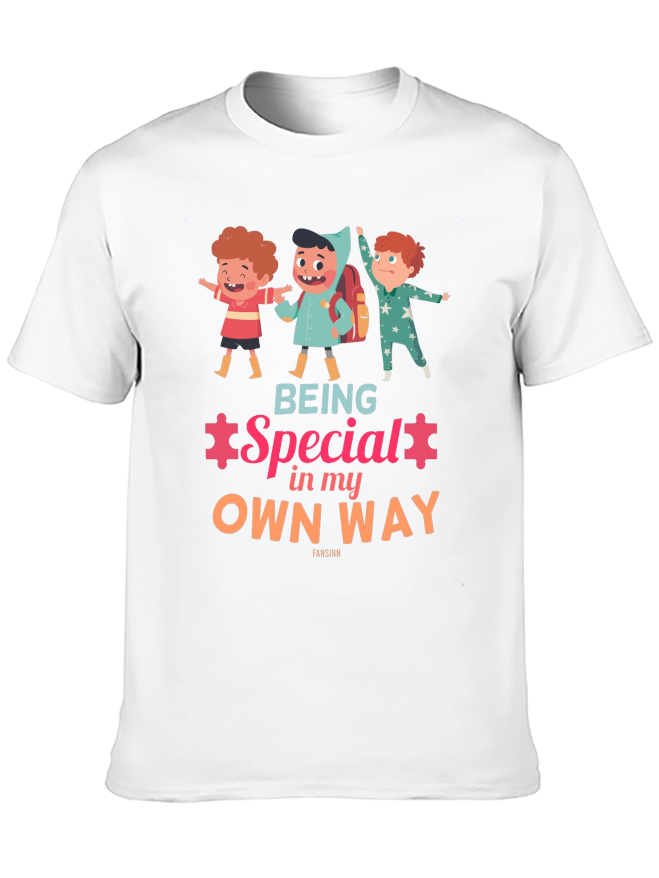 Being Special in my Own Way Black T-Shirt