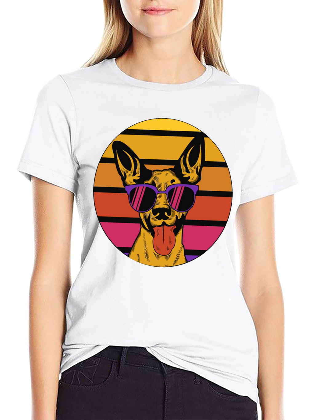 Cool Dog Retro T-Shirt