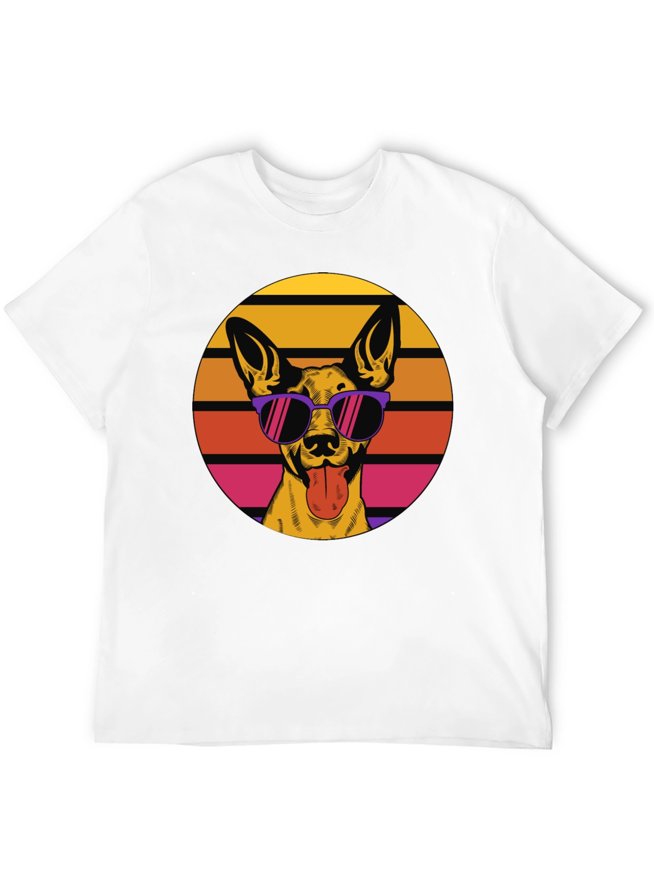 Cool Dog Retro T-Shirt