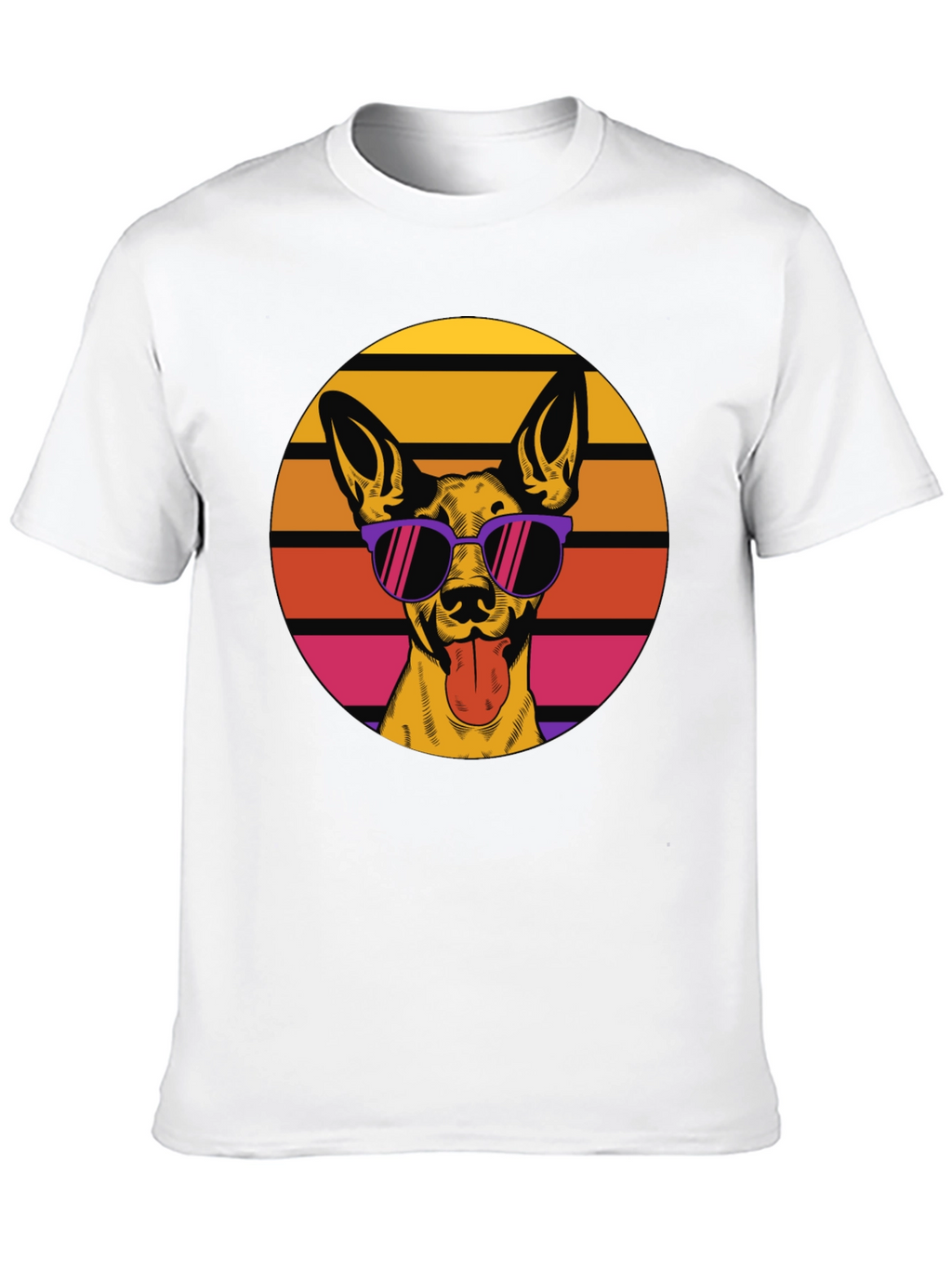 Cool Dog Retro T-Shirt