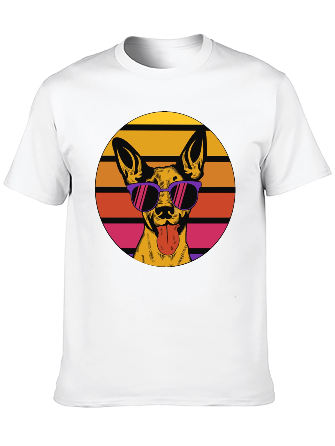 Cool Dog Retro T-Shirt