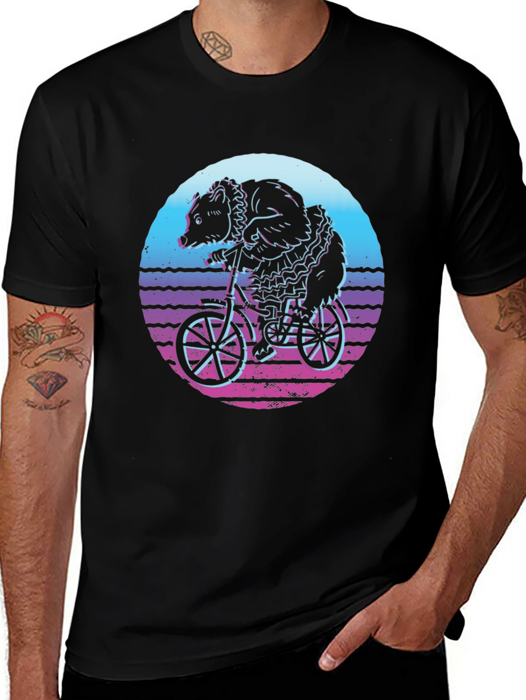 Bear on Bicycle T-Shirt