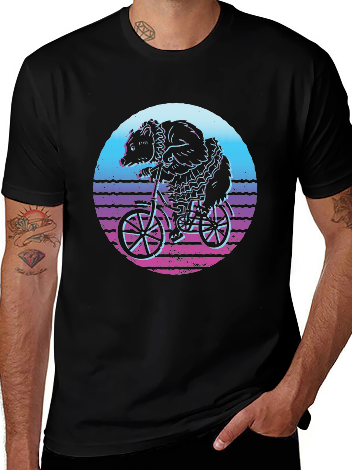Bear on Bicycle T-Shirt