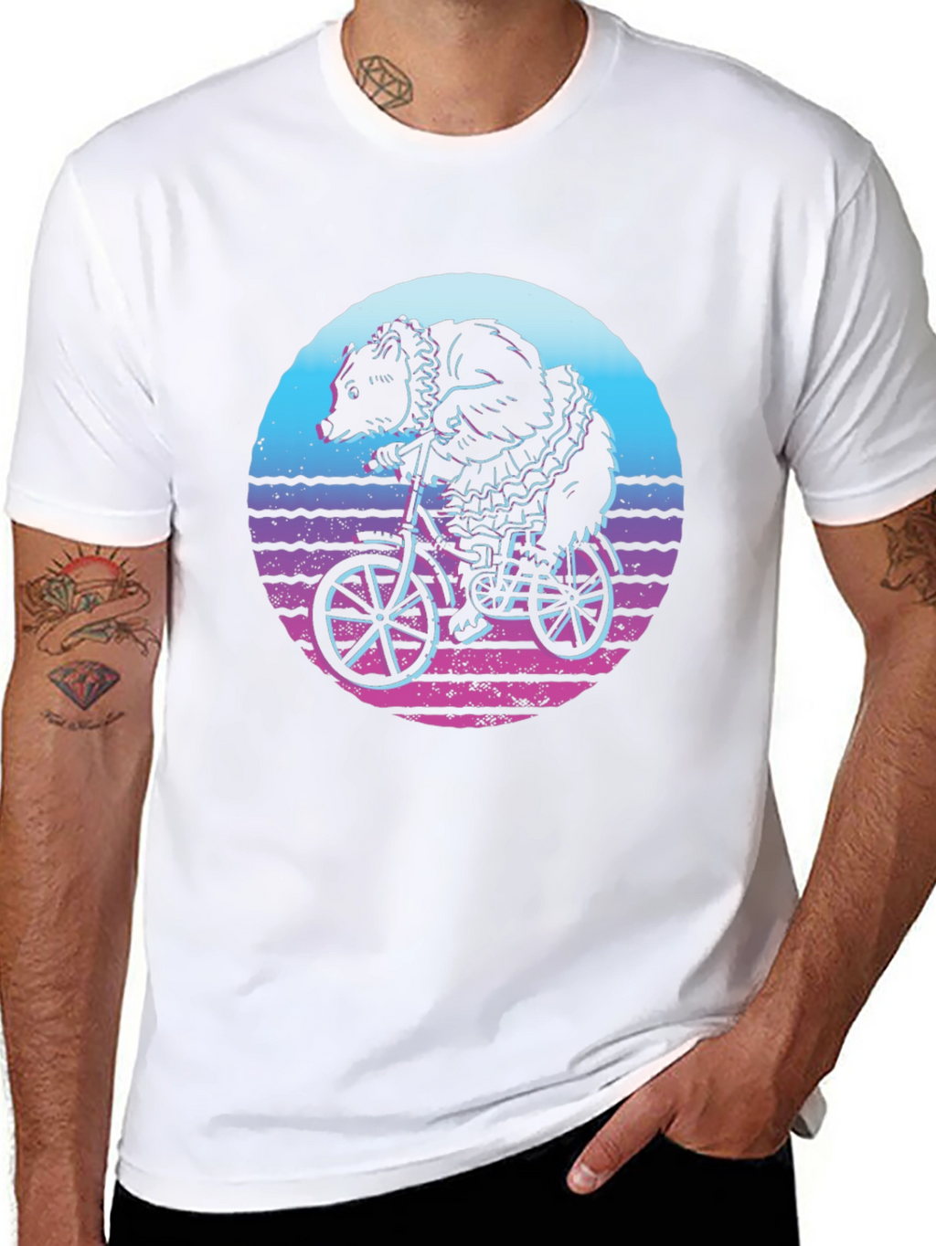 Bear on Bicycle T-Shirt