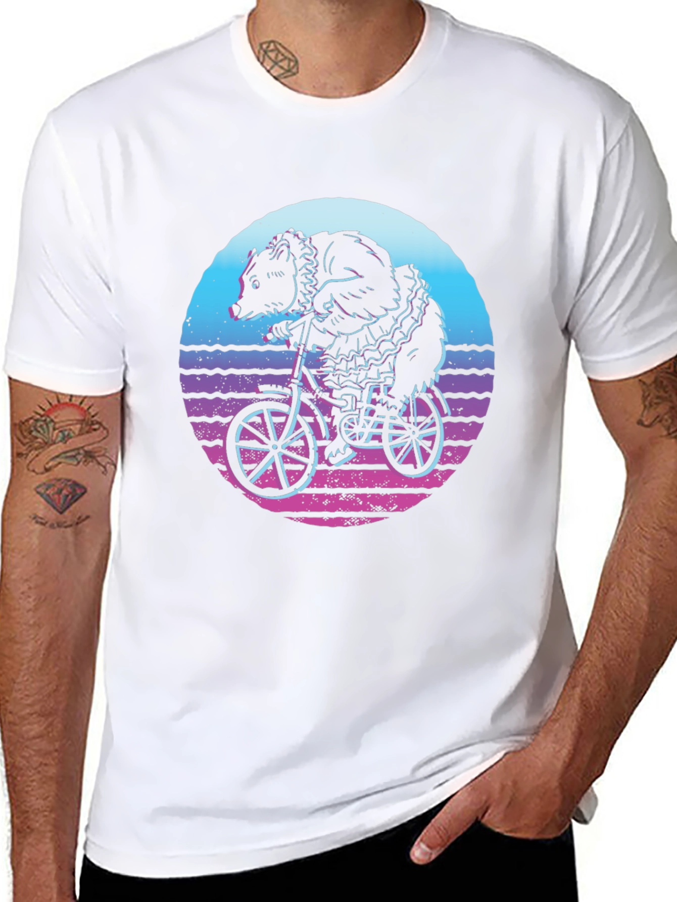 Bear on Bicycle T-Shirt