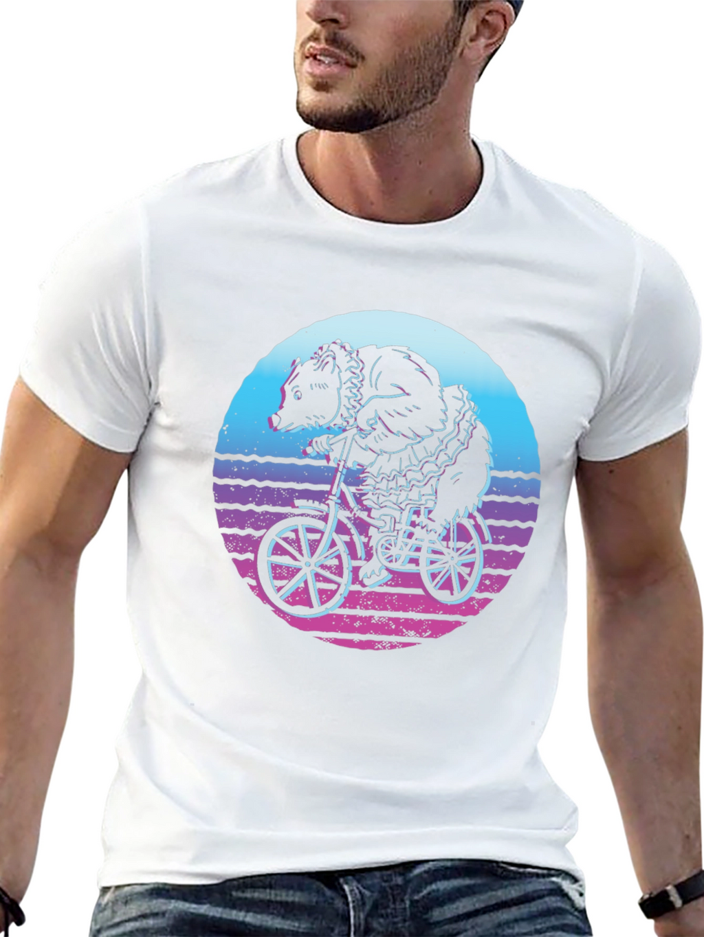 Bear on Bicycle T-Shirt
