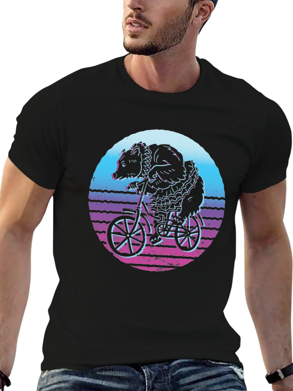 Bear on Bicycle T-Shirt
