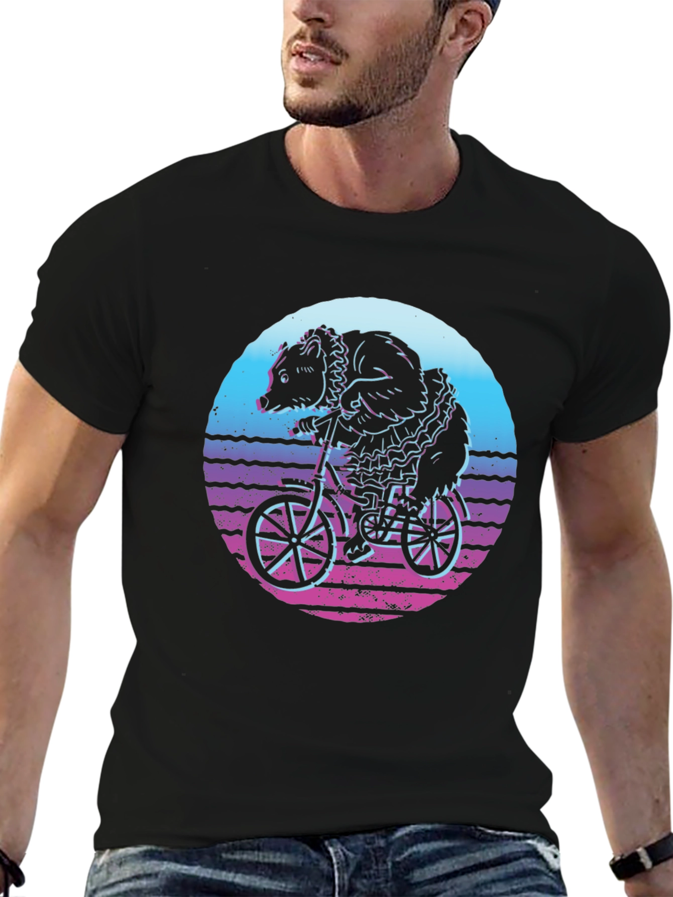 Bear on Bicycle T-Shirt