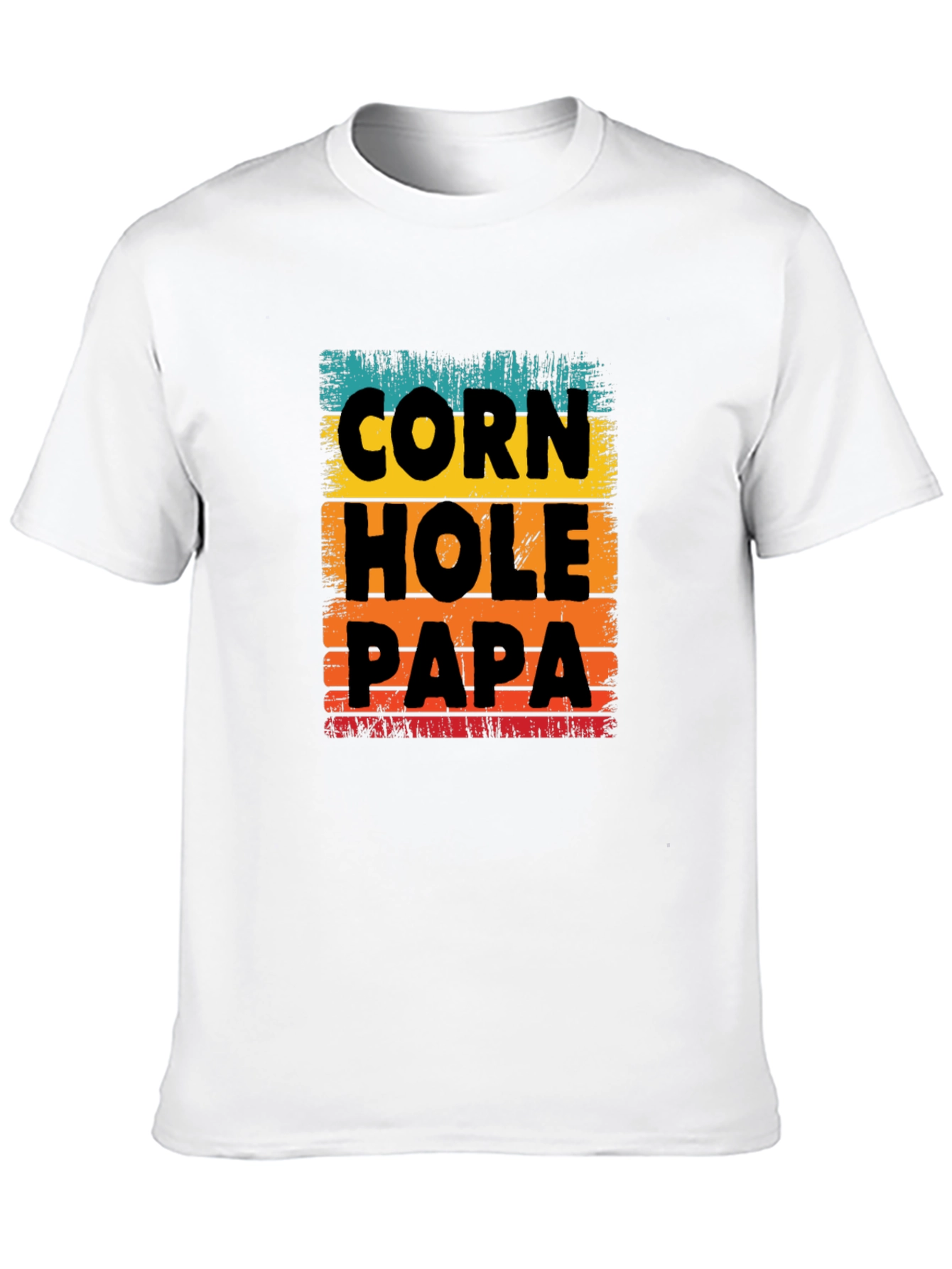 Cornhole Papa T-Shirt Fun Dad Gift