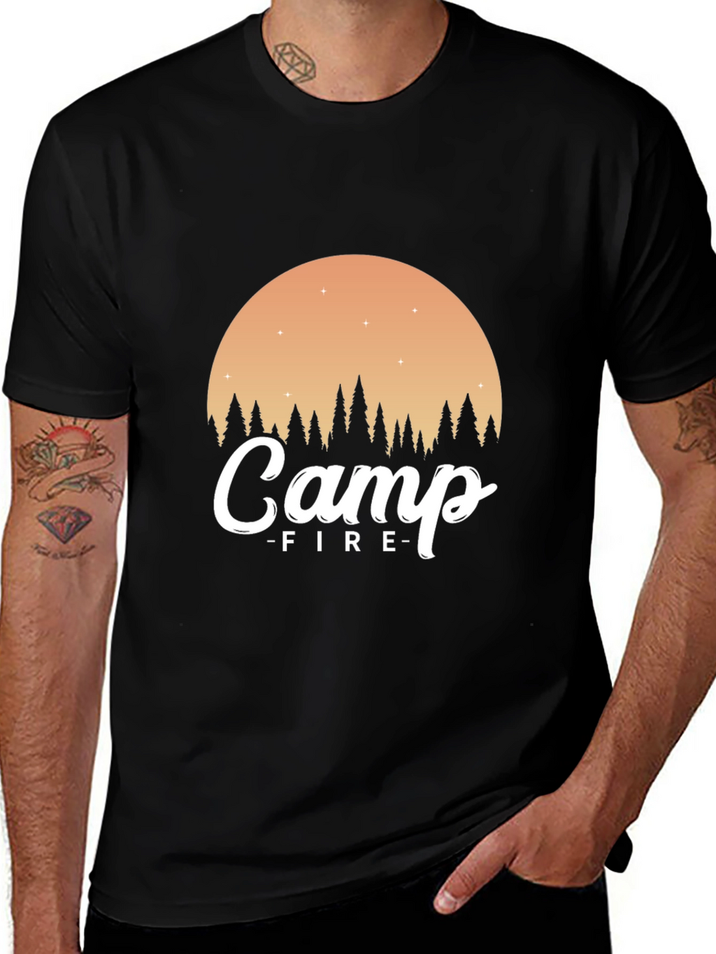 Campfire Graphic Tee - Adventure Ready