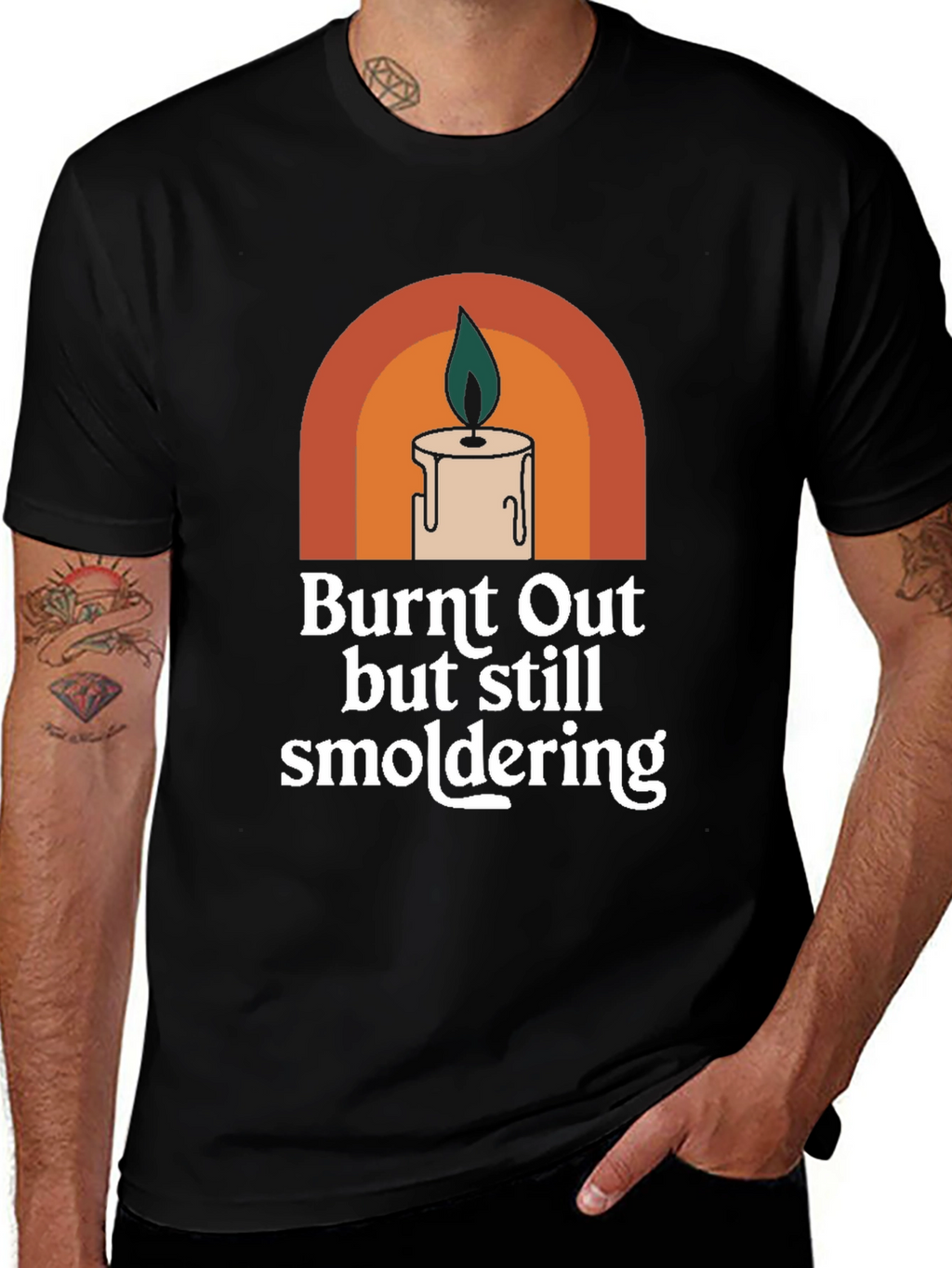 Burnt Out But Still Smoldering Graphic Tee