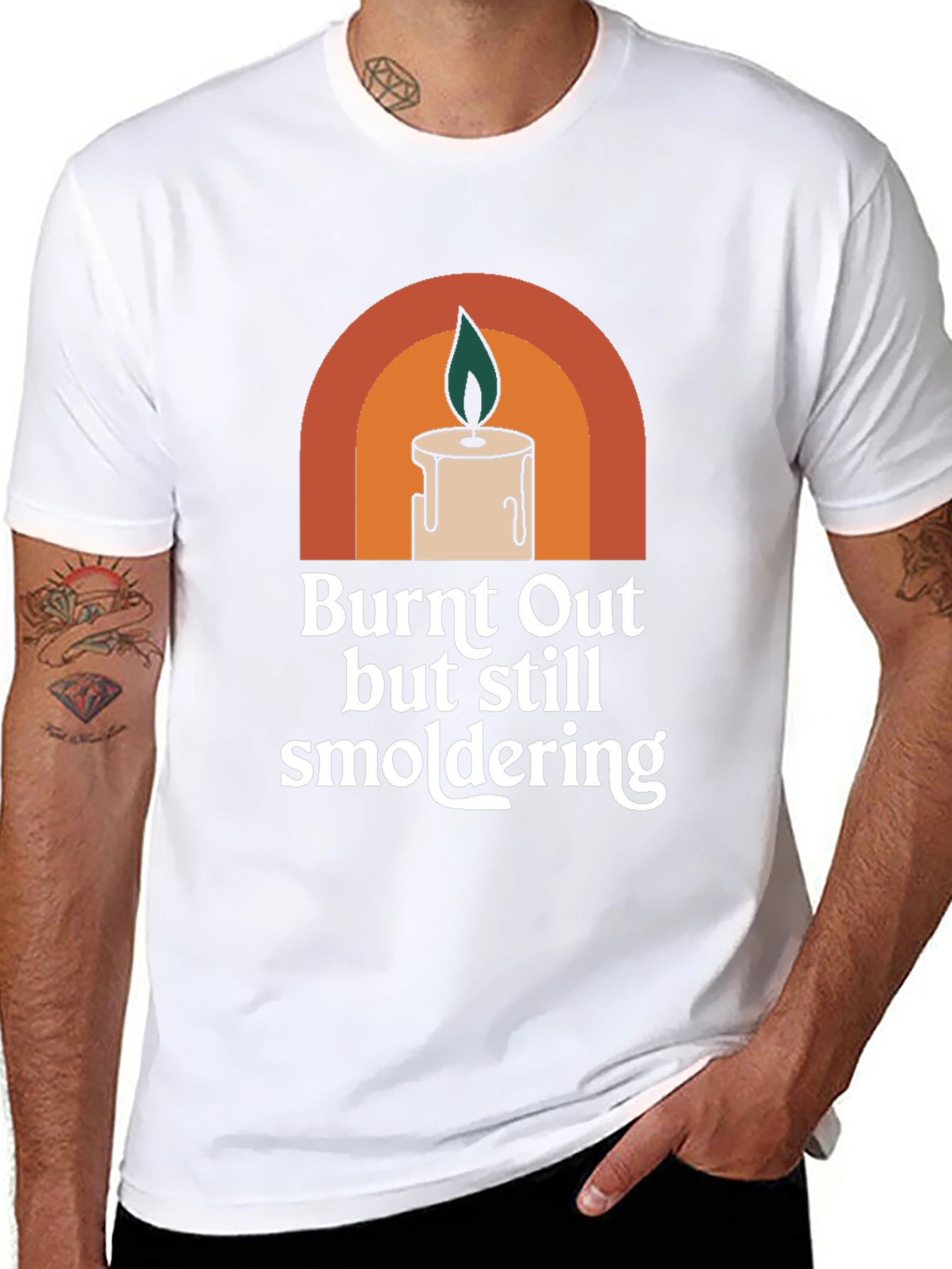 Burnt Out But Still Smoldering Graphic Tee