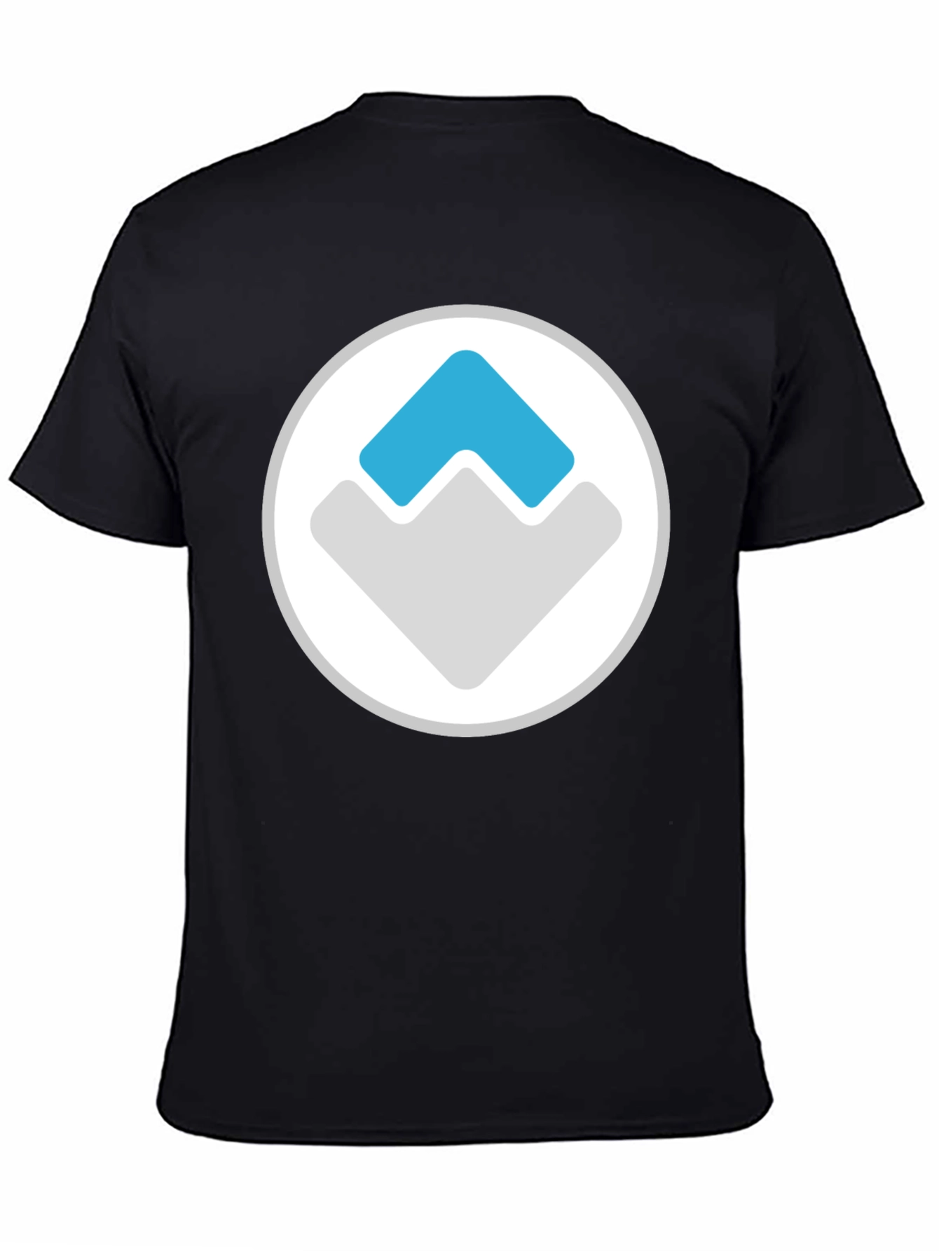 Modern Graphic Tee - Black with Arrow Logo
