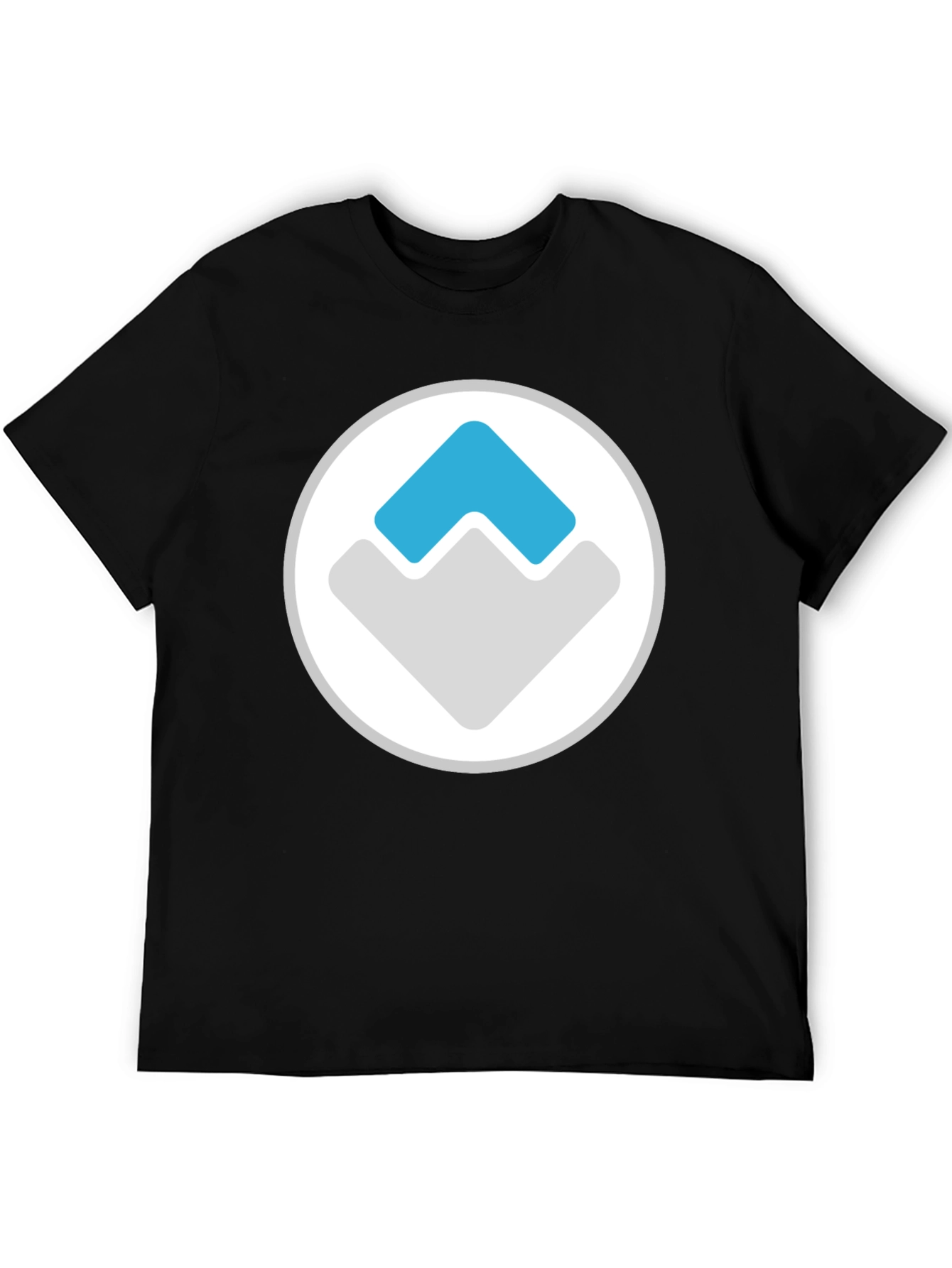 Modern Graphic Tee - Black with Arrow Logo