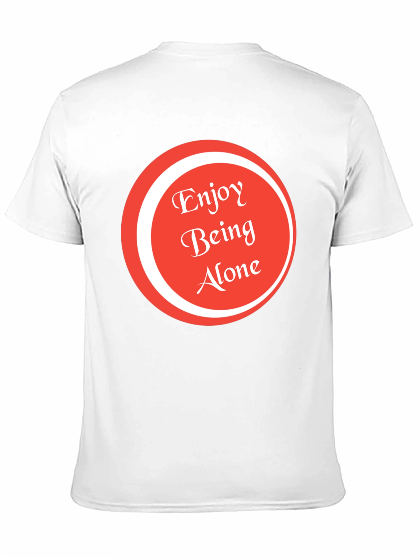 Enjoy Being Alone Graphic Tee - Soft Cotton