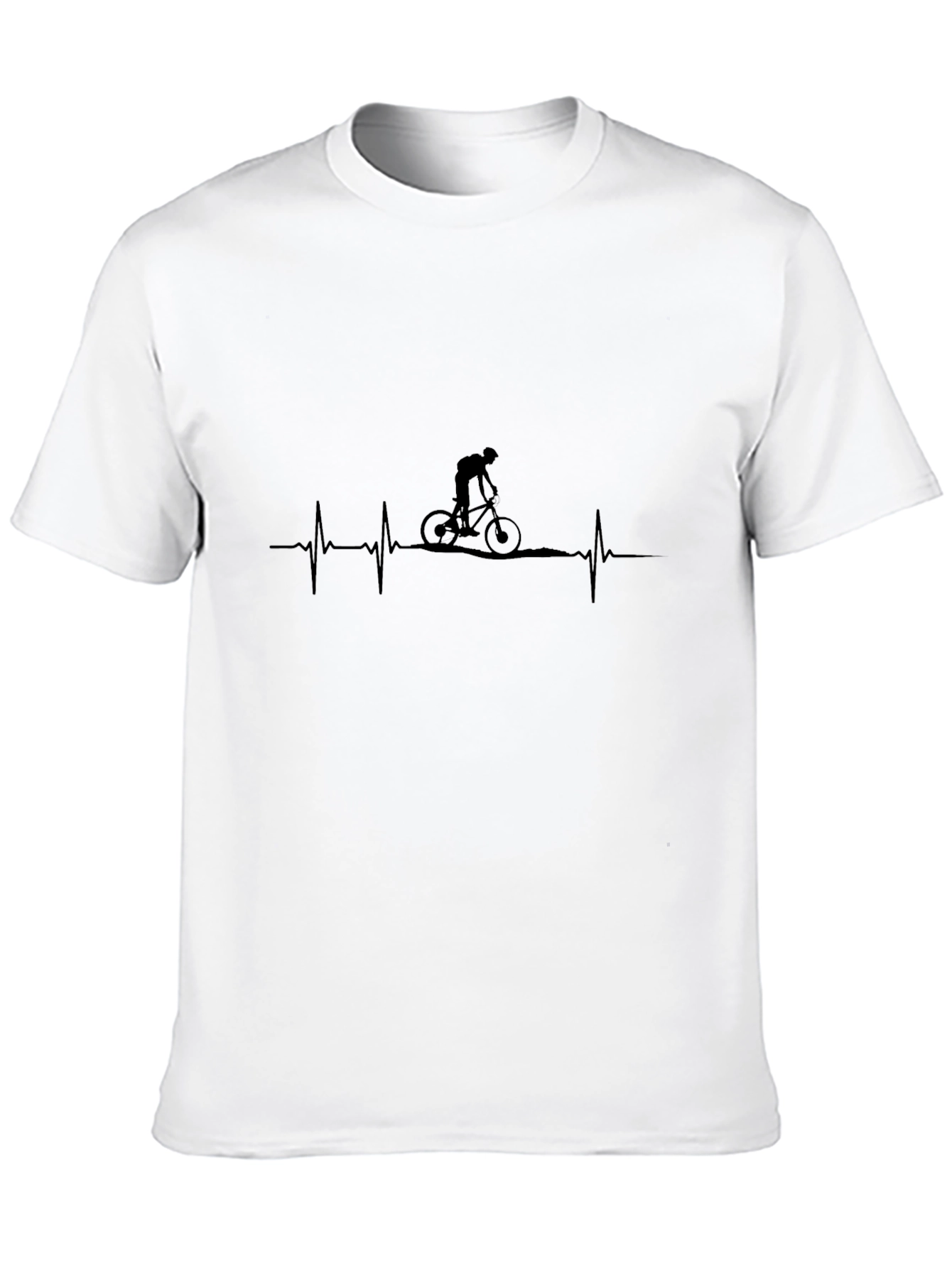 Cyclist Heartbeat T-Shirt - Ride On!
