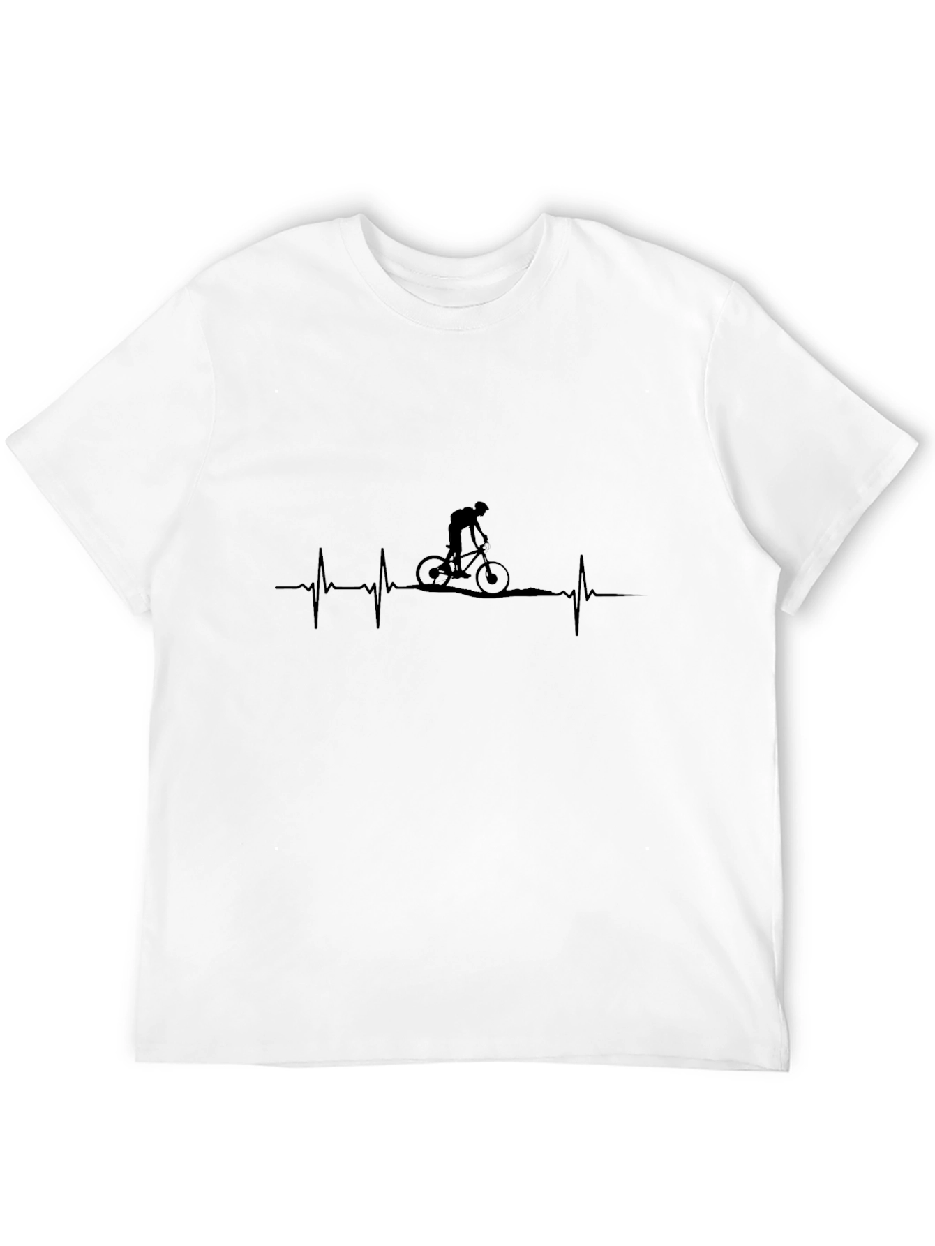 Cyclist Heartbeat T-Shirt - Ride On!