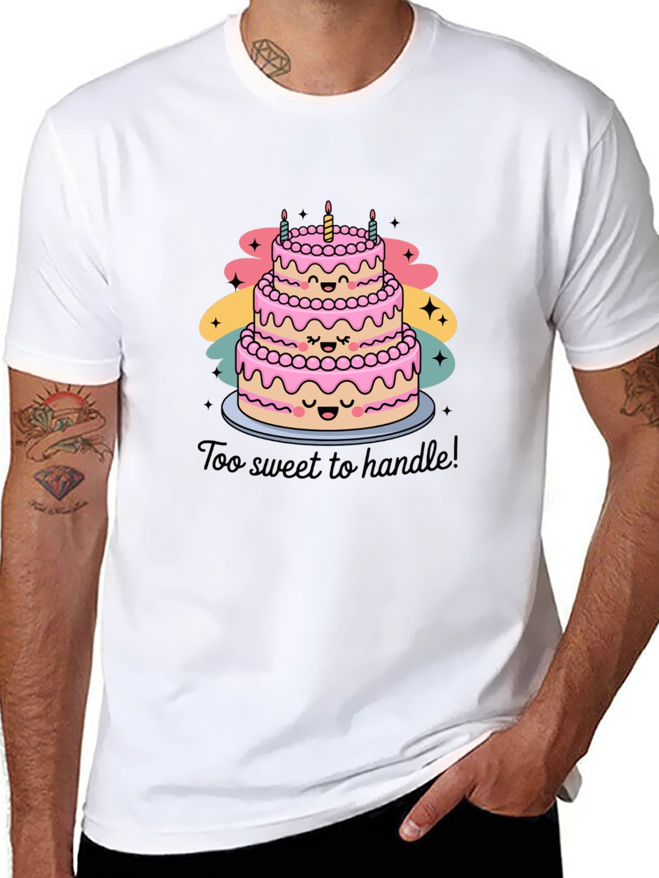 Sweet Treat Tee: Too Sweet to Handle Graphic T-Shirt