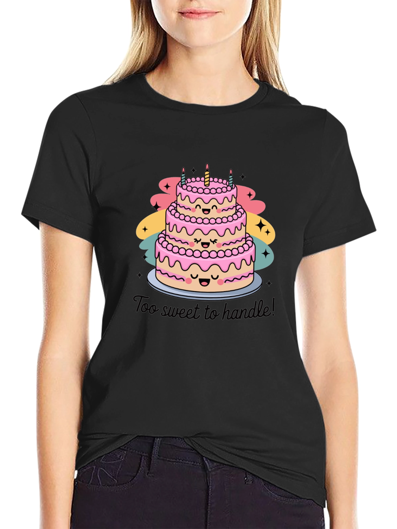 Sweet Treat Tee: Too Sweet to Handle Graphic T-Shirt
