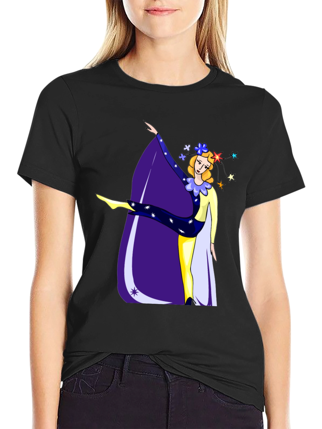 Artistic Dancer Graphic Tee - Unique Design