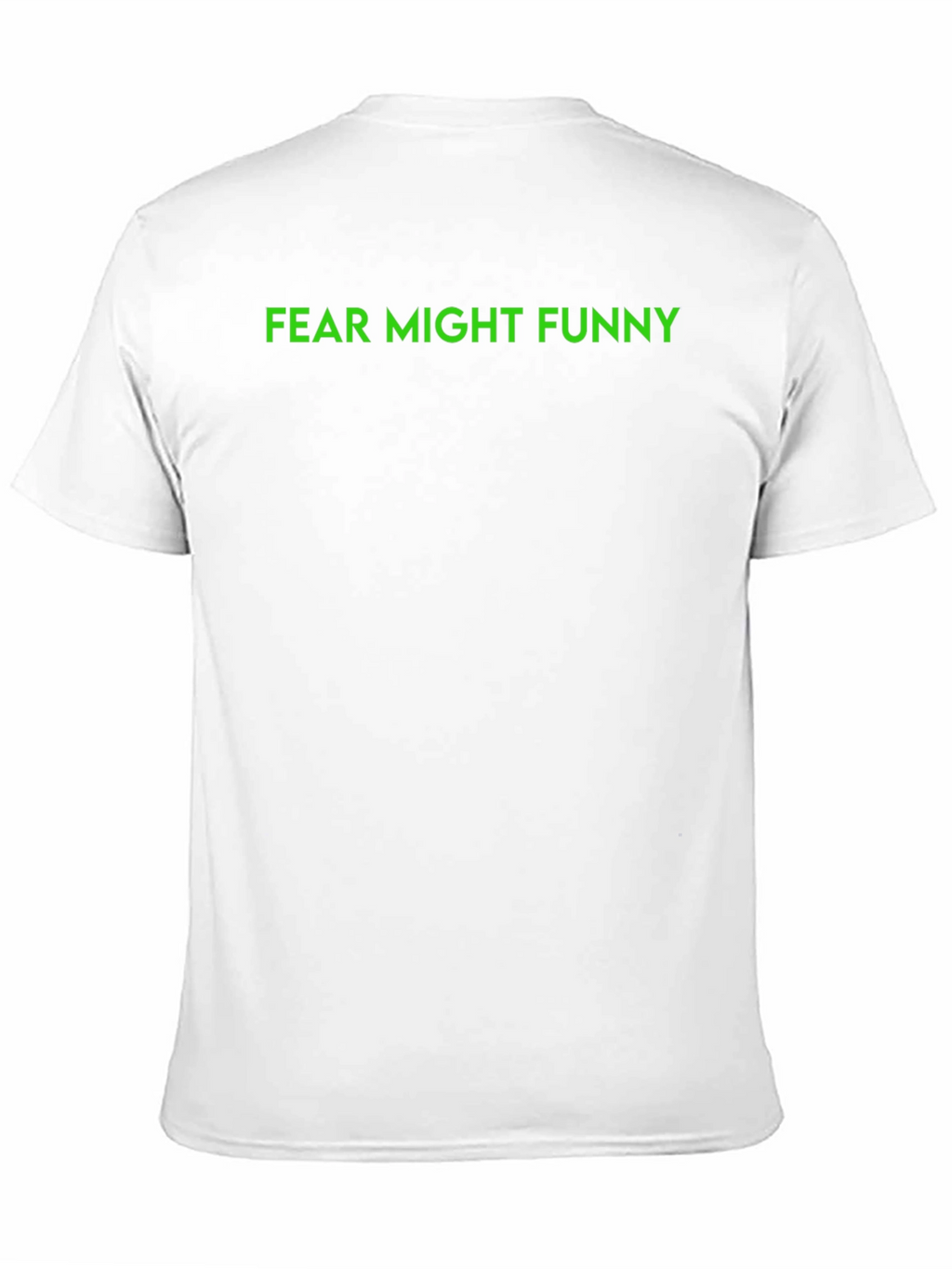 Fear Might Funny Graphic Tee - Black