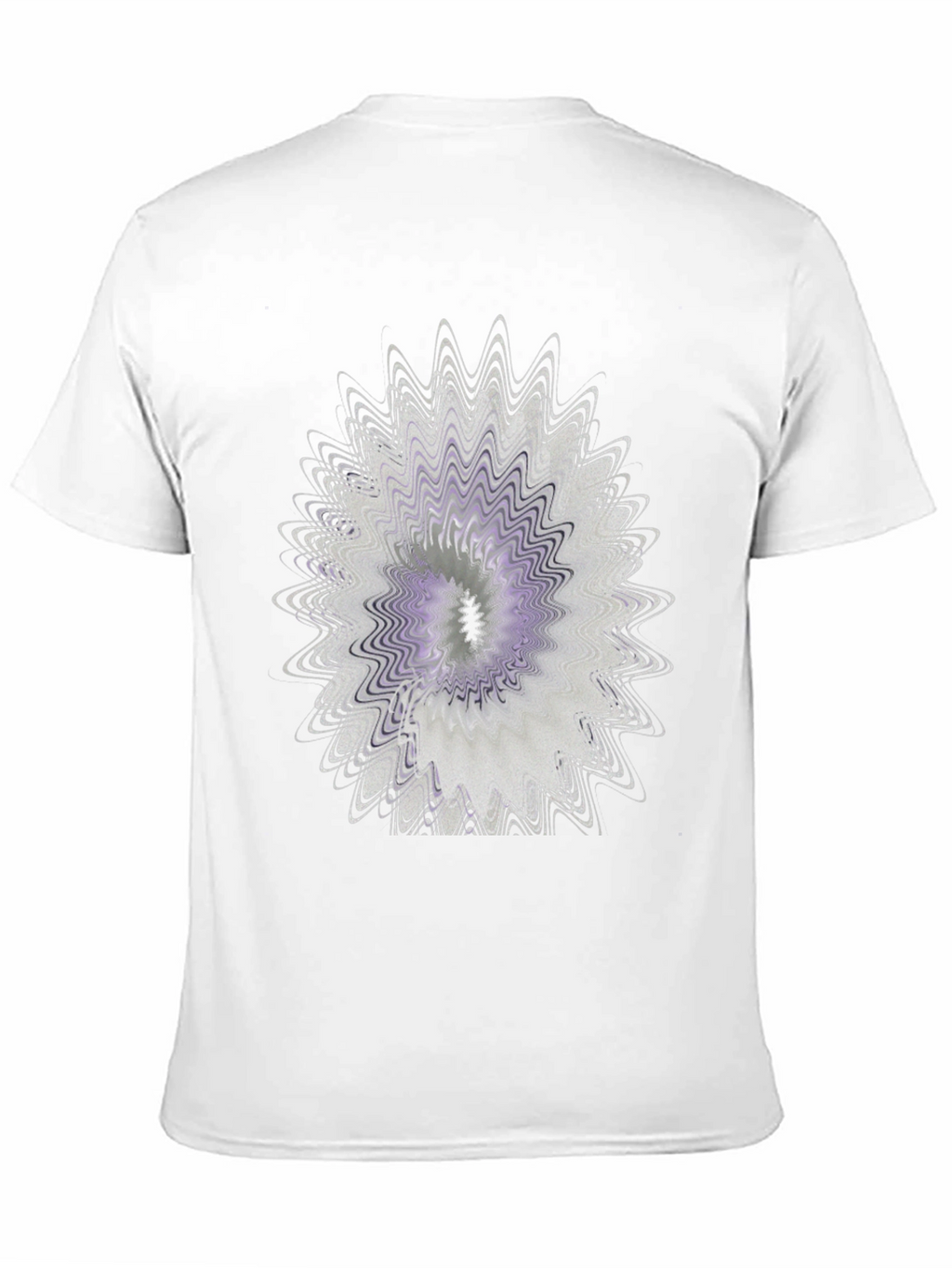 Abstract Floral Graphic Black T-Shirt