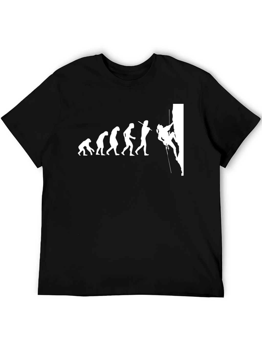 Climbing Evolution T-Shirt | Rock Climber Gift