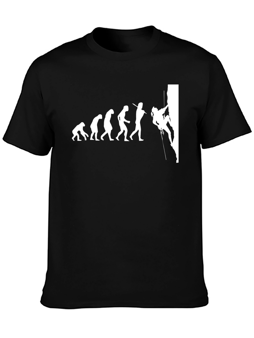 Climbing Evolution T-Shirt | Rock Climber Gift