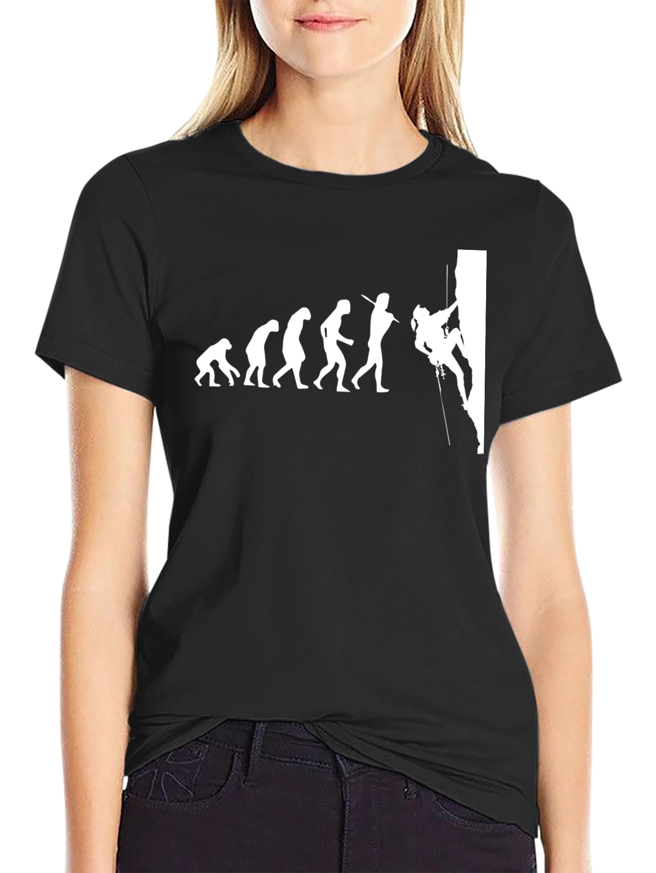 Climbing Evolution T-Shirt | Rock Climber Gift
