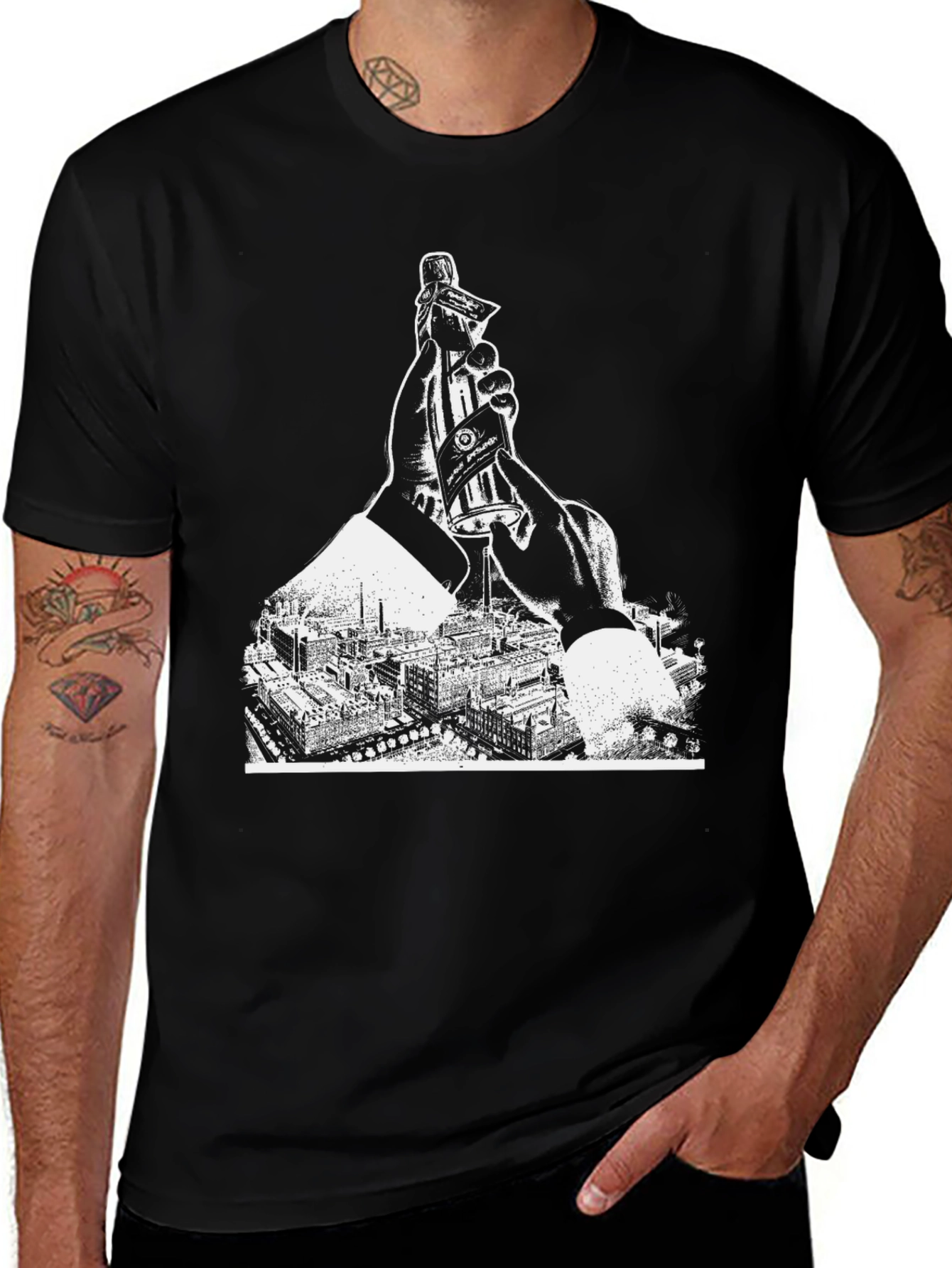 Urban Elixir Graphic Tee - Black
