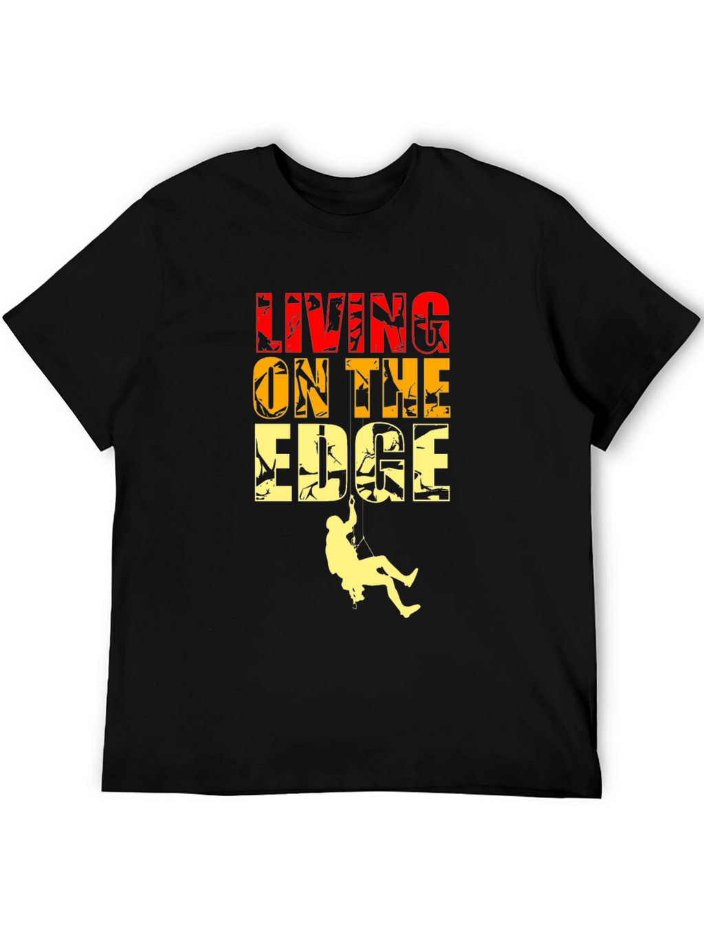 Living On The Edge Graphic T-Shirt