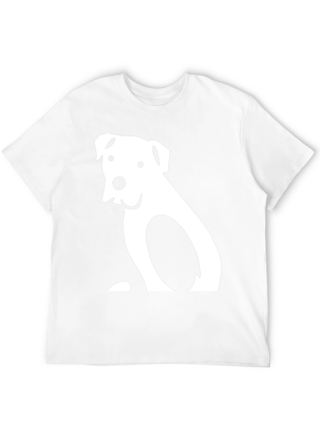 Dog Graphic T-Shirt - Black Cotton Tee