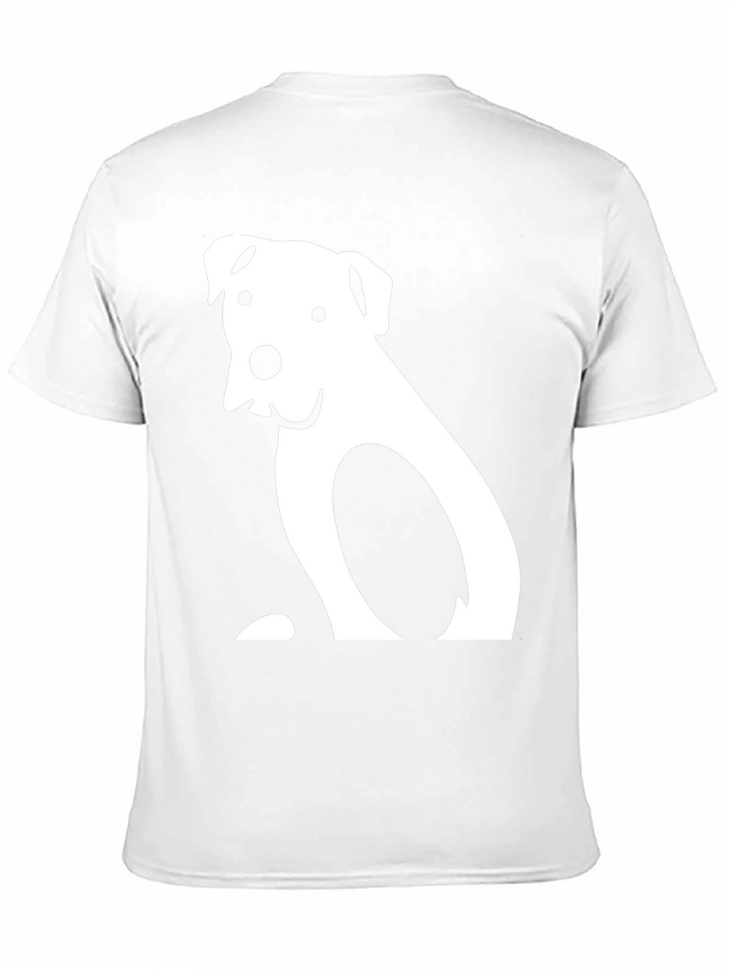 Dog Graphic T-Shirt - Black Cotton Tee