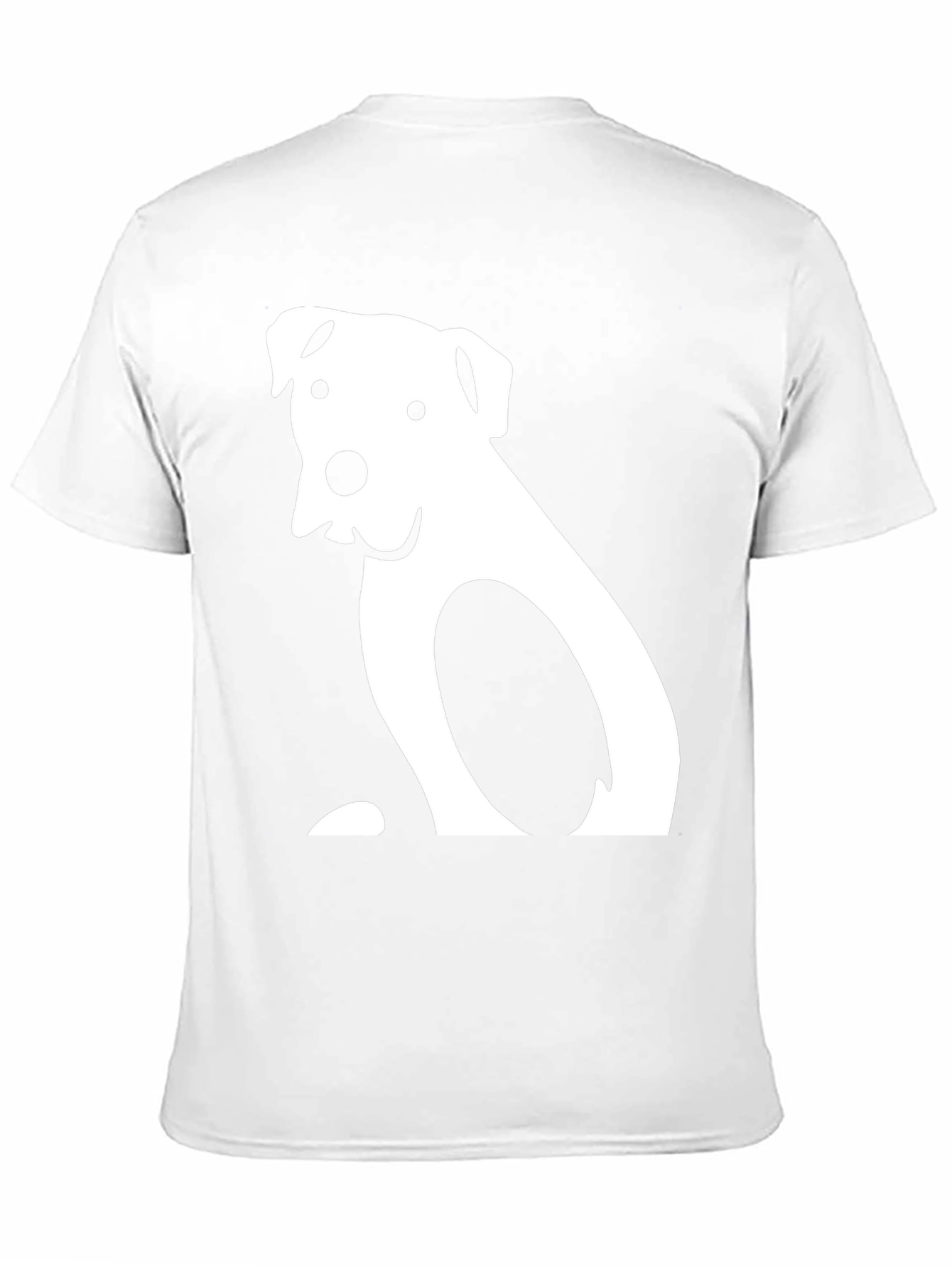 Dog Graphic T-Shirt - Black Cotton Tee