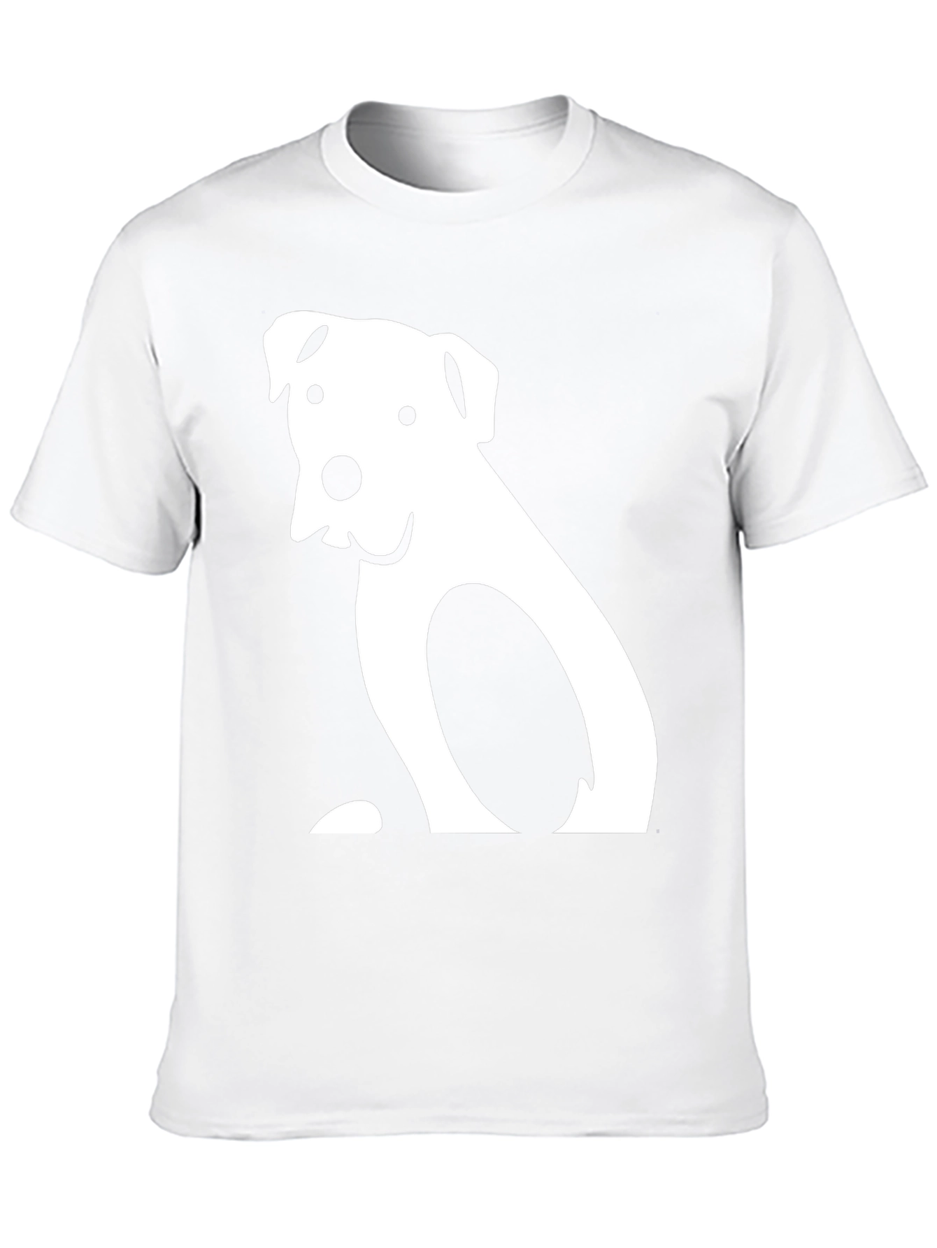 Dog Graphic T-Shirt - Black Cotton Tee