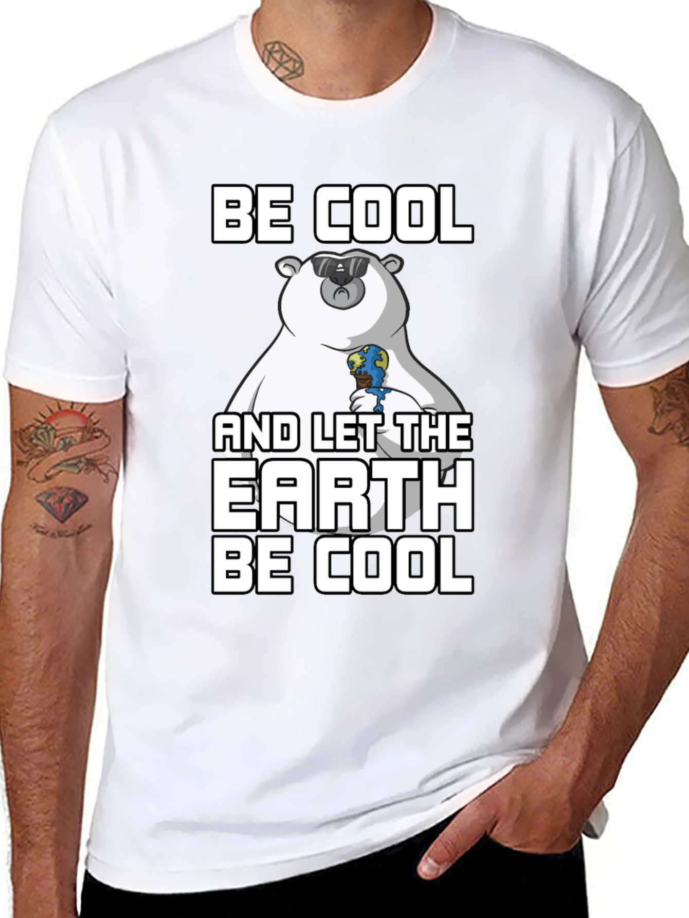 Be Cool Earth T-Shirt: Climate Awareness