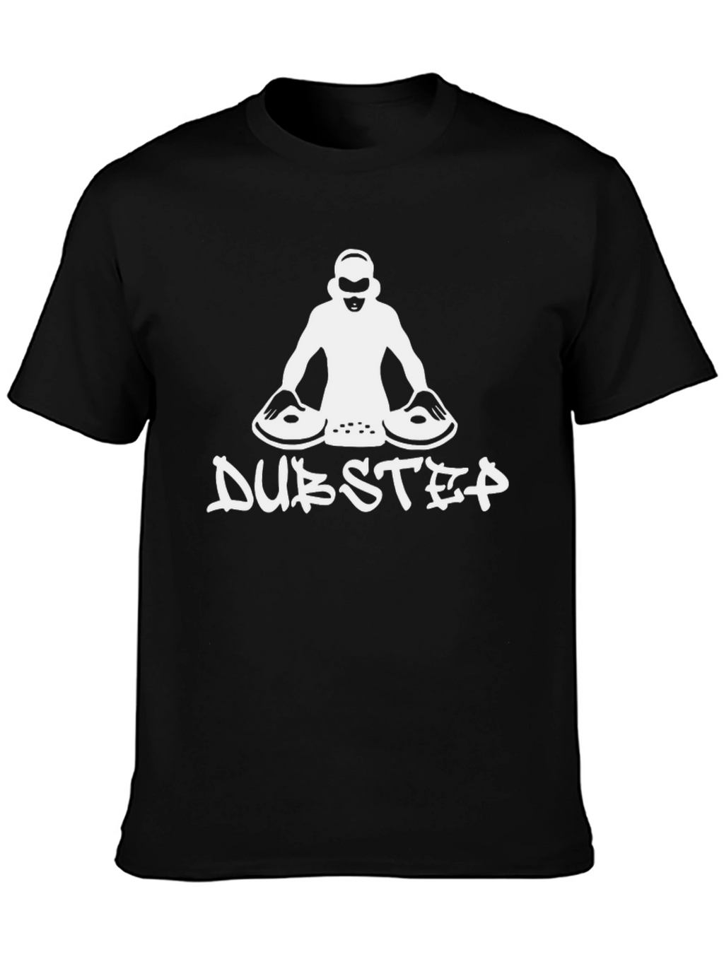 DJ Dubstep Graphic Black T-Shirt