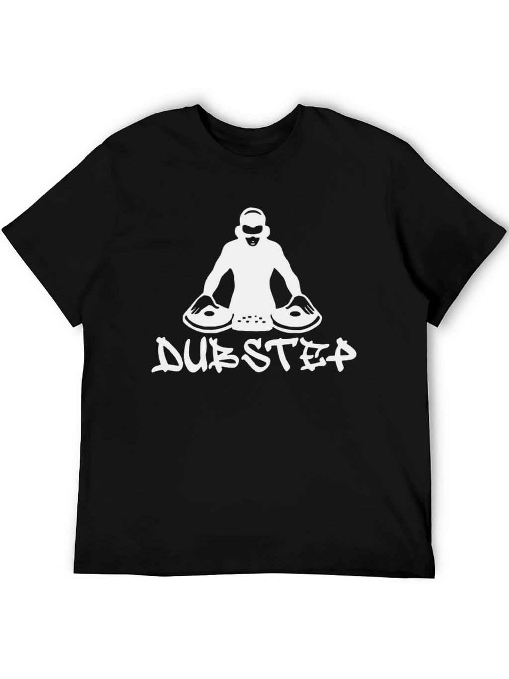 DJ Dubstep Graphic Black T-Shirt