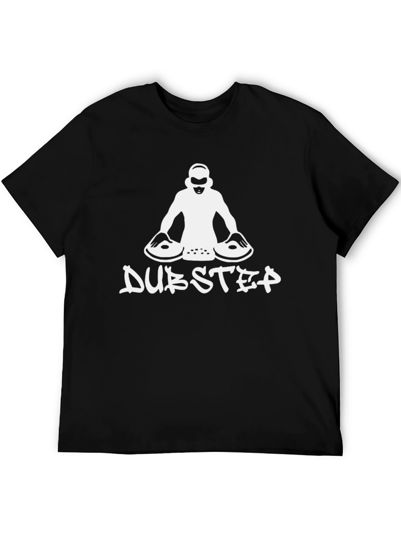 DJ Dubstep Graphic Black T-Shirt